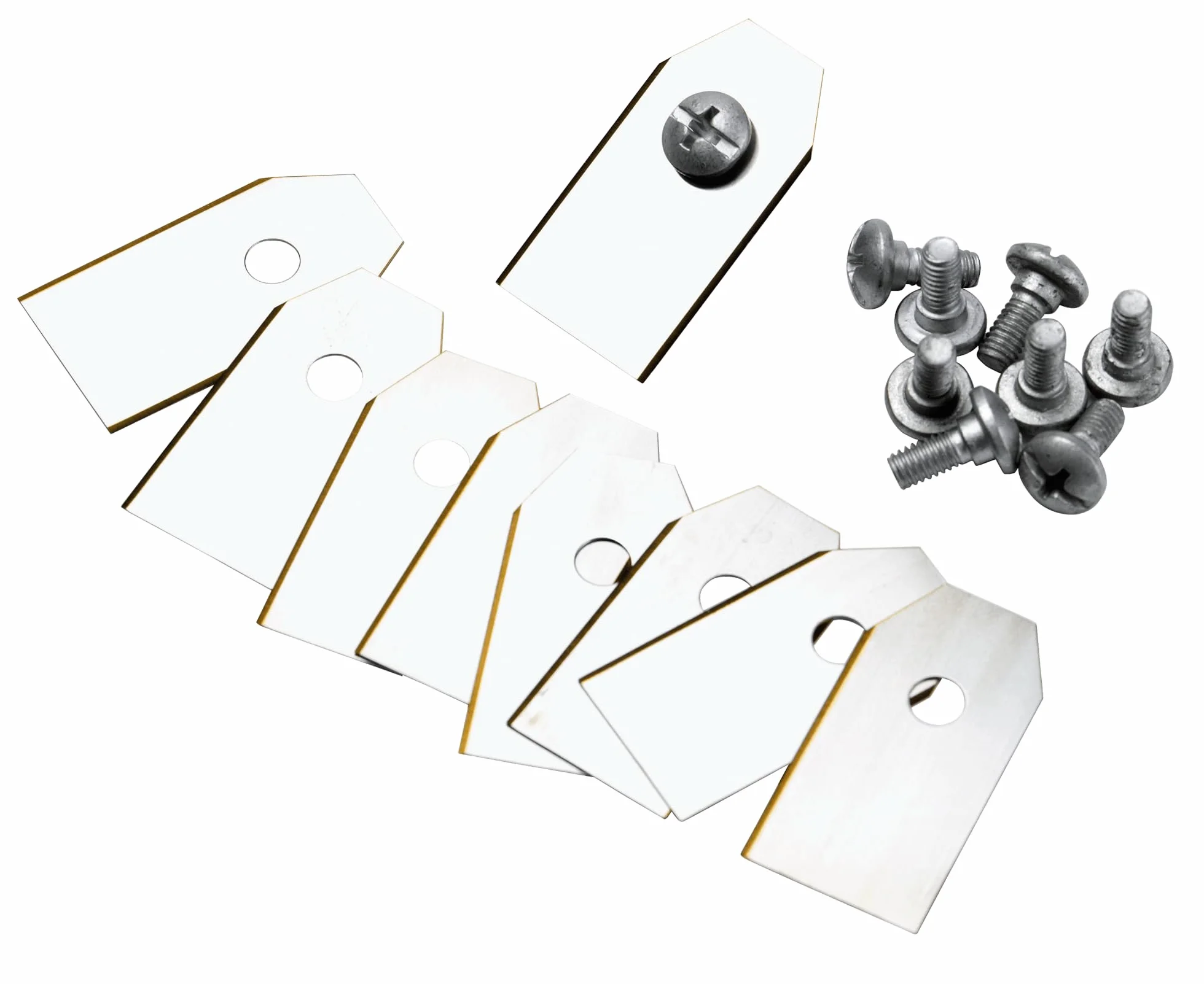 Cuchillas de recambio para robot cortacésped GARDENA: hojas para robot cortacésped (para artículos 4071 y 4072), corte preciso, set de 9 cuchillas afiladas y 9 tornillos, cambio sencillo (4087-20)