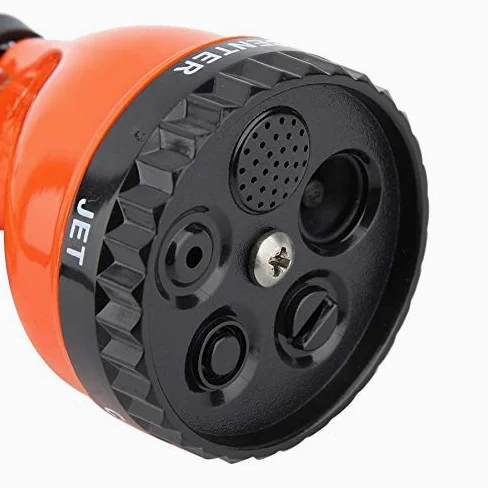 Pistola de riego multifuncional de alta presión para jardín, rociador eficiente de riego de césped, boquilla ajustable para un fácil riego, ideal para jardines, césped y espacios al aire libre
