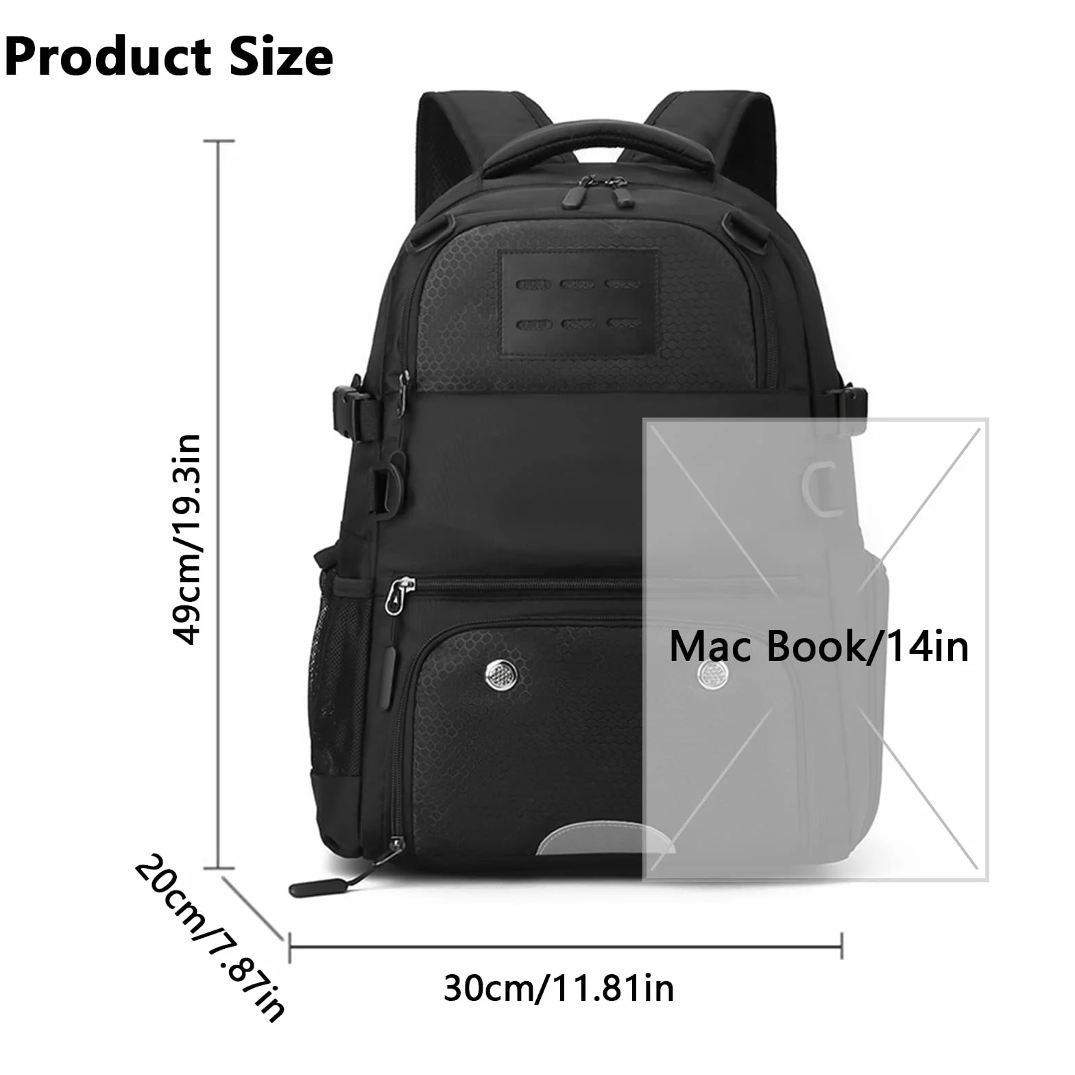 Mochila De Baloncesto con Bomba De Bola Manual y Cabina De Zapatos 15,6 Pulgadas