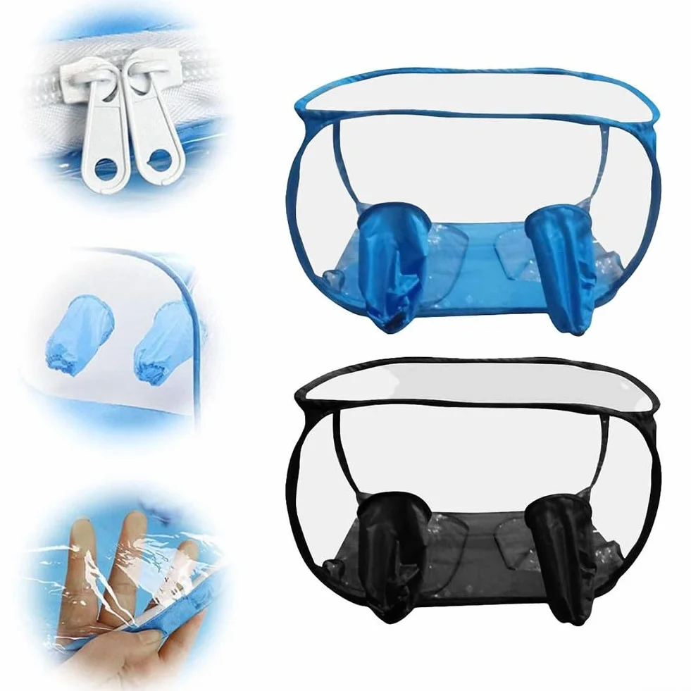 Minhe Tienda de cultivo de hongos portátil 60x60x90cm Cámara de crecimiento emergente con cremallera para principiantes y aficionados Blanco (negro)