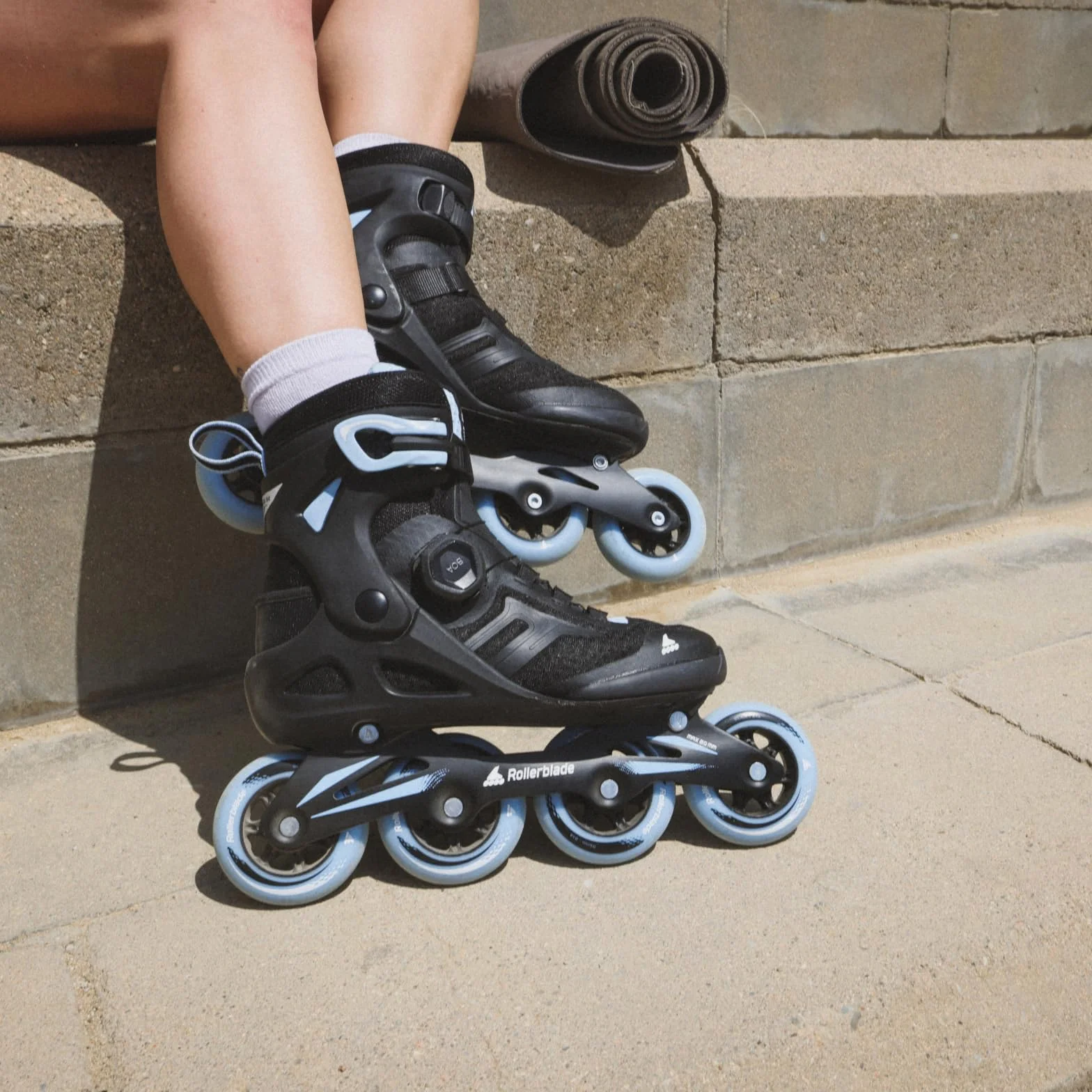 ROLLERBLADE Macroblade 84 Boa W Patines en línea Negro Azul