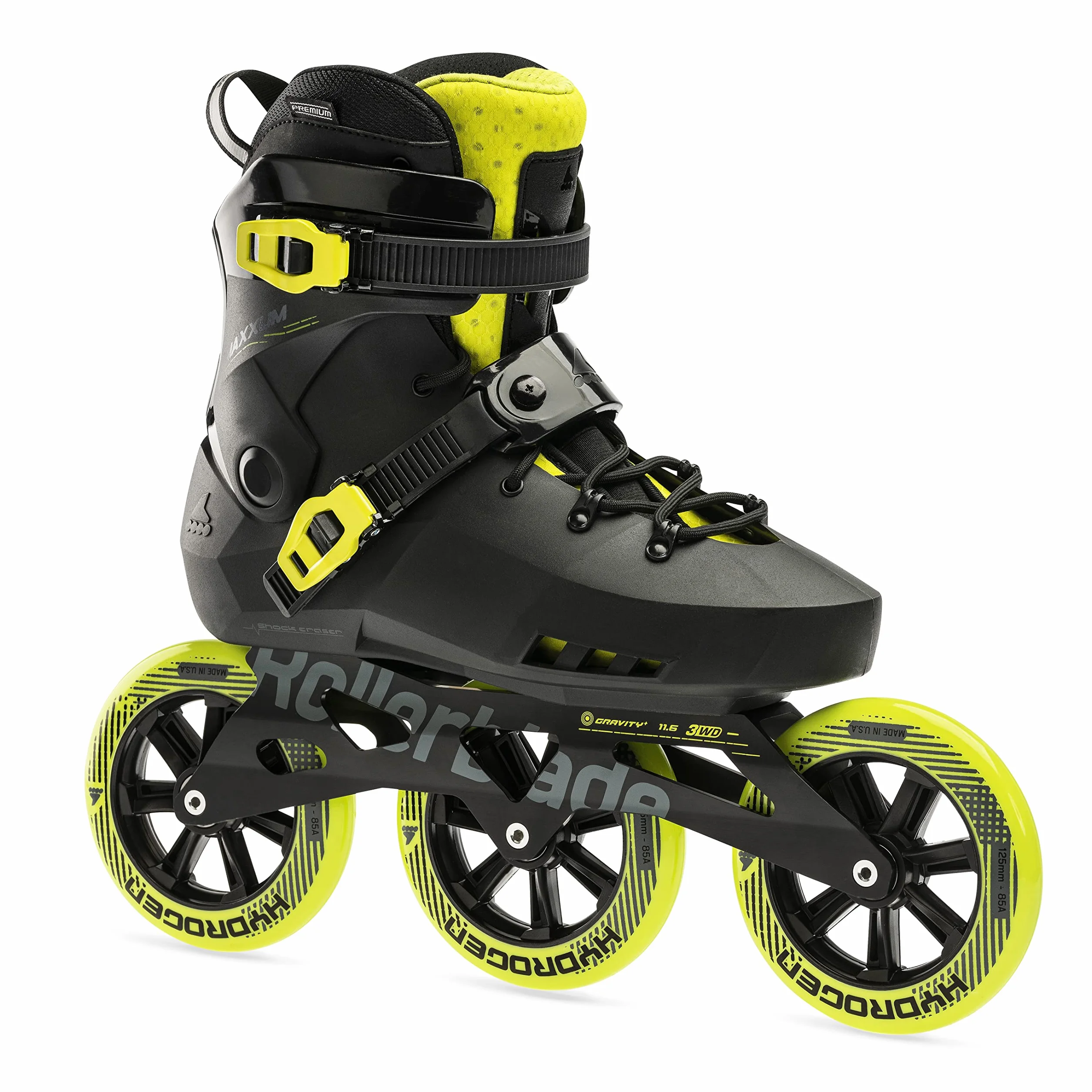 Rollerblade MAXXUM 125 Inline Skate 2025 Black Lime