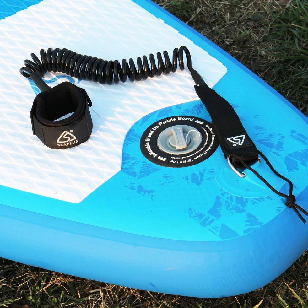Correa de Paddle Surf Hinchable 9ft 7mm Negro SCL-97