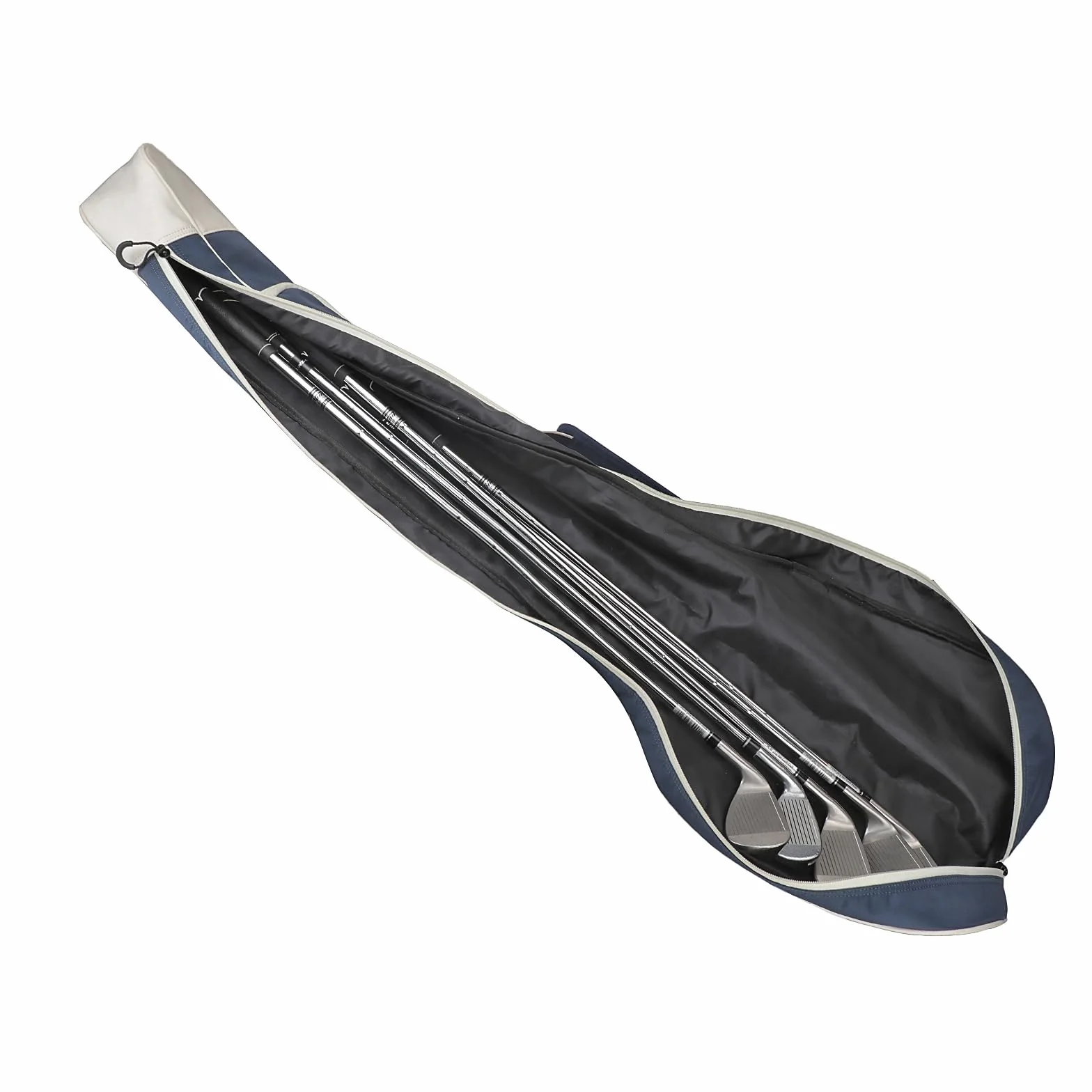 Tourbon Bolsa de golf portátil de nylon ligero plegable con bolsillo con cremallera