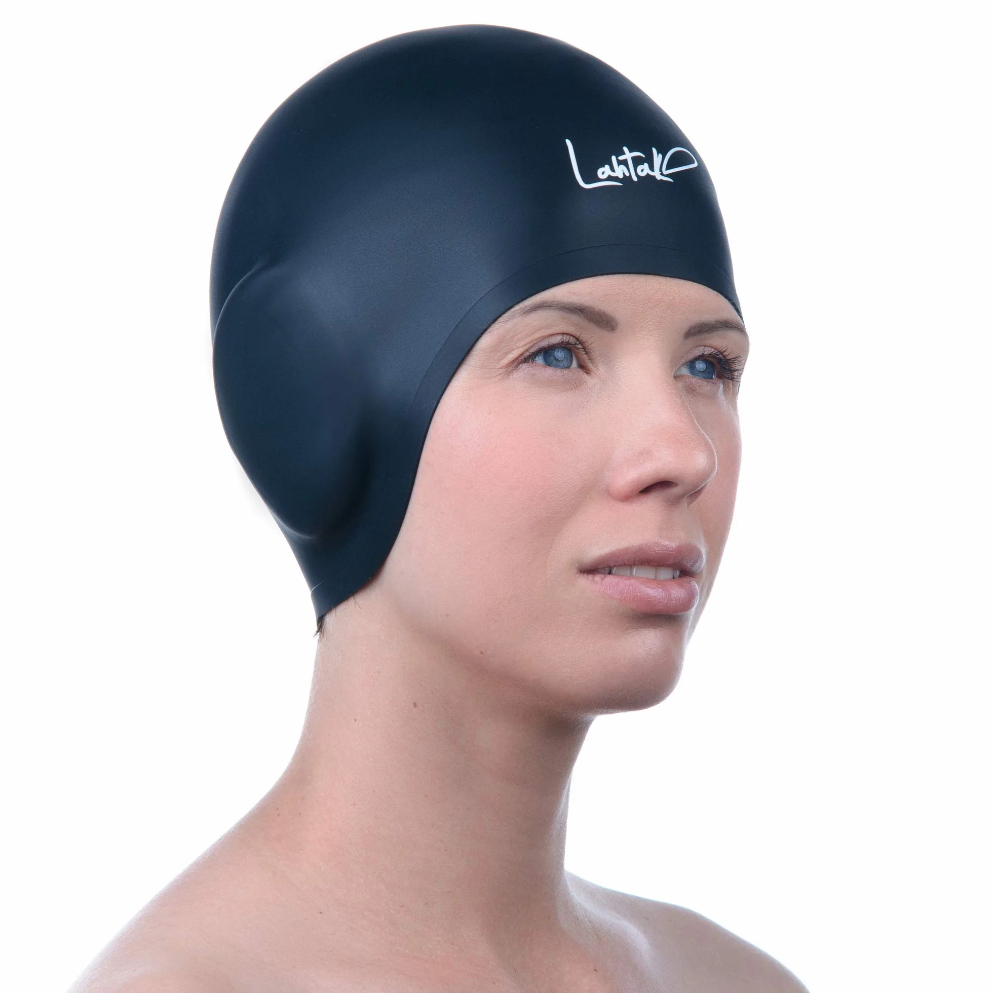 Gorro de Natación 3D de Silicona Impermeable para Mujer, Hombre, Niños y Adultos