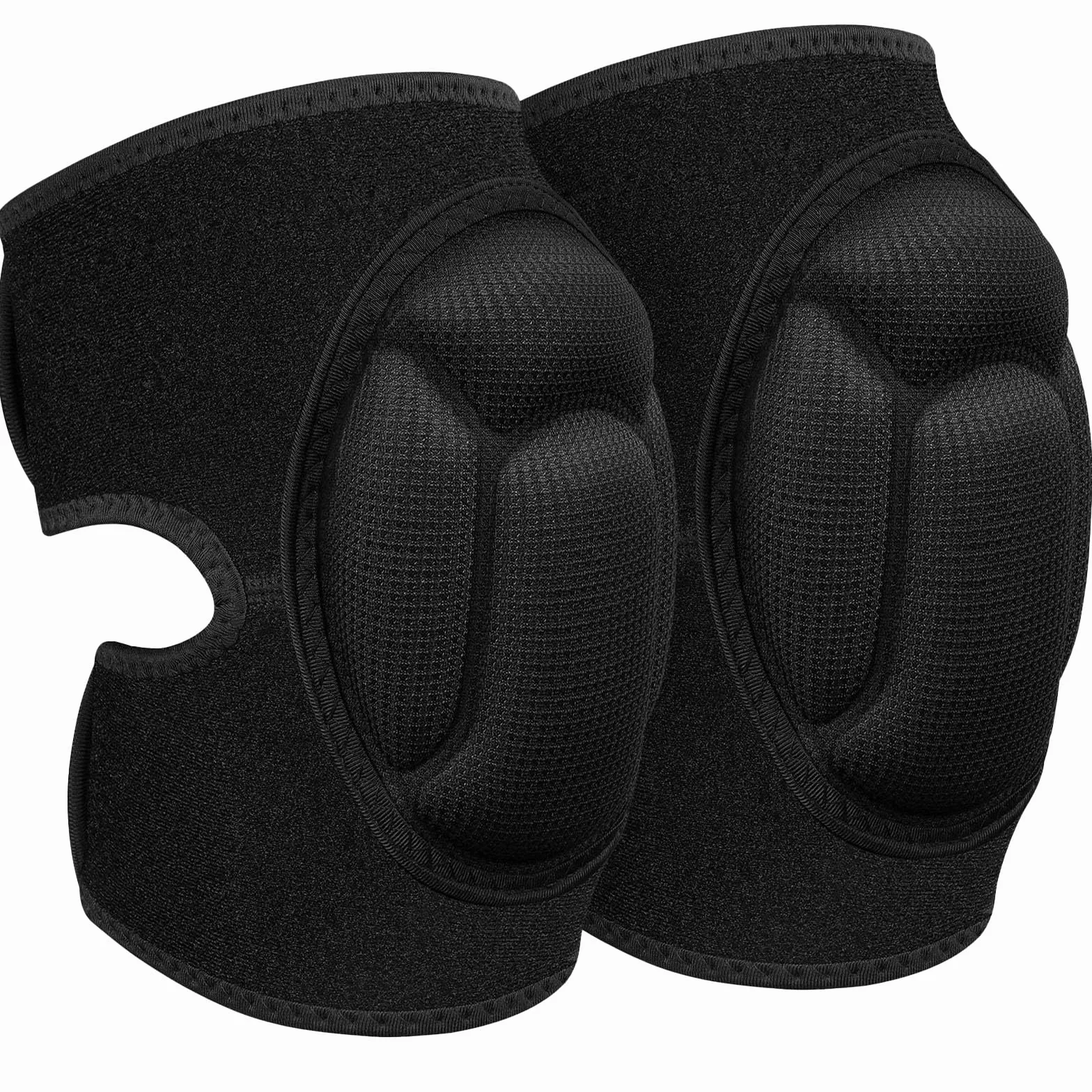 Rodilleras de Trabajo, Protección para la Rodilla, Esponja Eva de 20mm Engrosamiento, Ajustables, Anti-colisión para Voleibol, Baile, Jardín