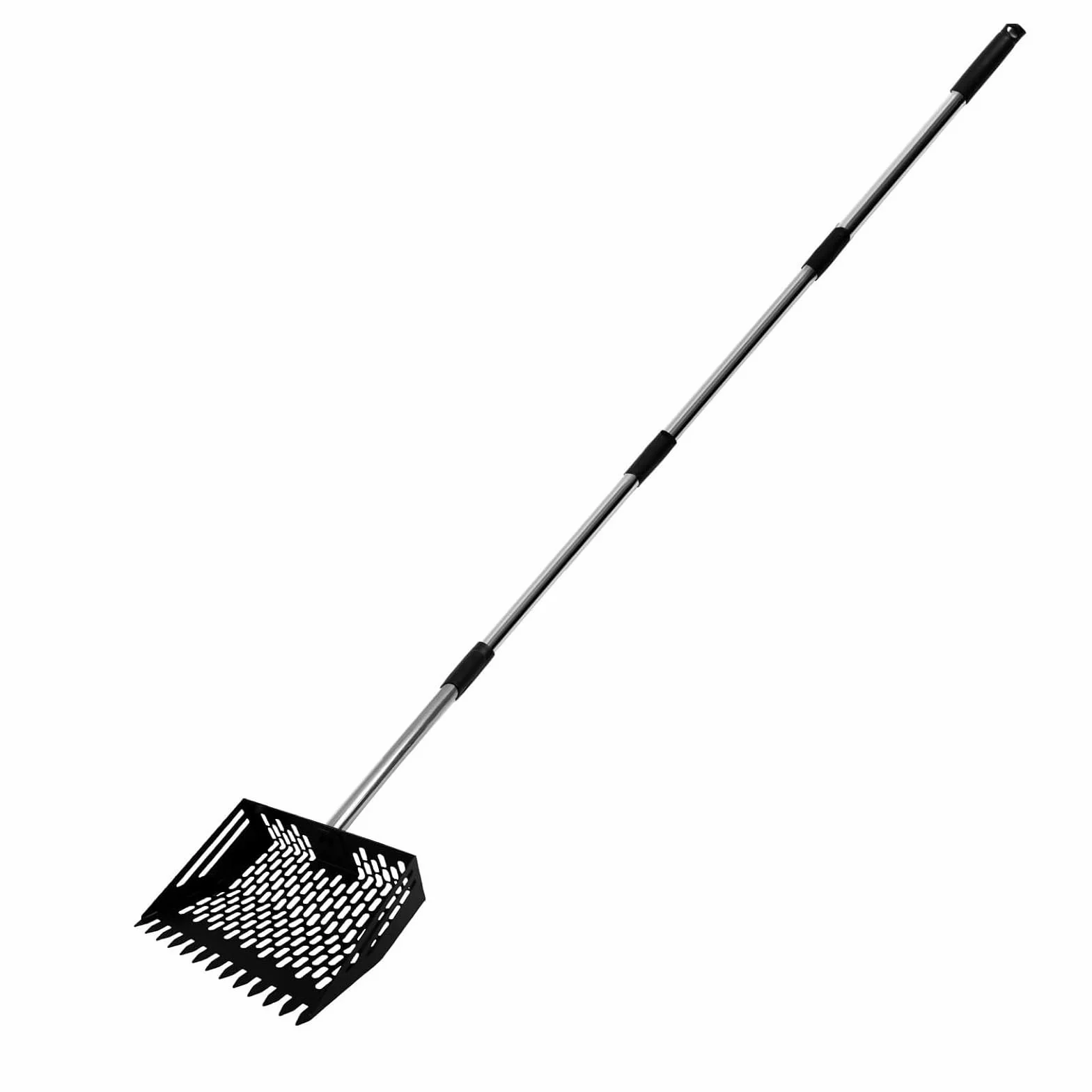 Cucharas ajustables para estiércol de pollo, mango ergonómico, pala de residuos de pollo para gallineros y mantenimiento