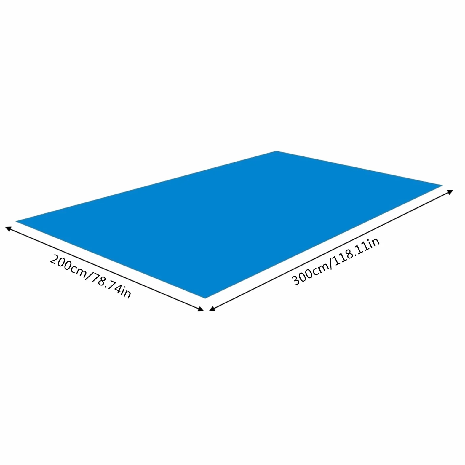 Almohadilla para Piscina Rectangular De Suelo, Manta para Suelo De Piscina Rectangular, Duradera, Resistente Al Agua, Protector De Suelo, Es Adecuado para Piscinas, Hinchables Y Piscinas para Niños