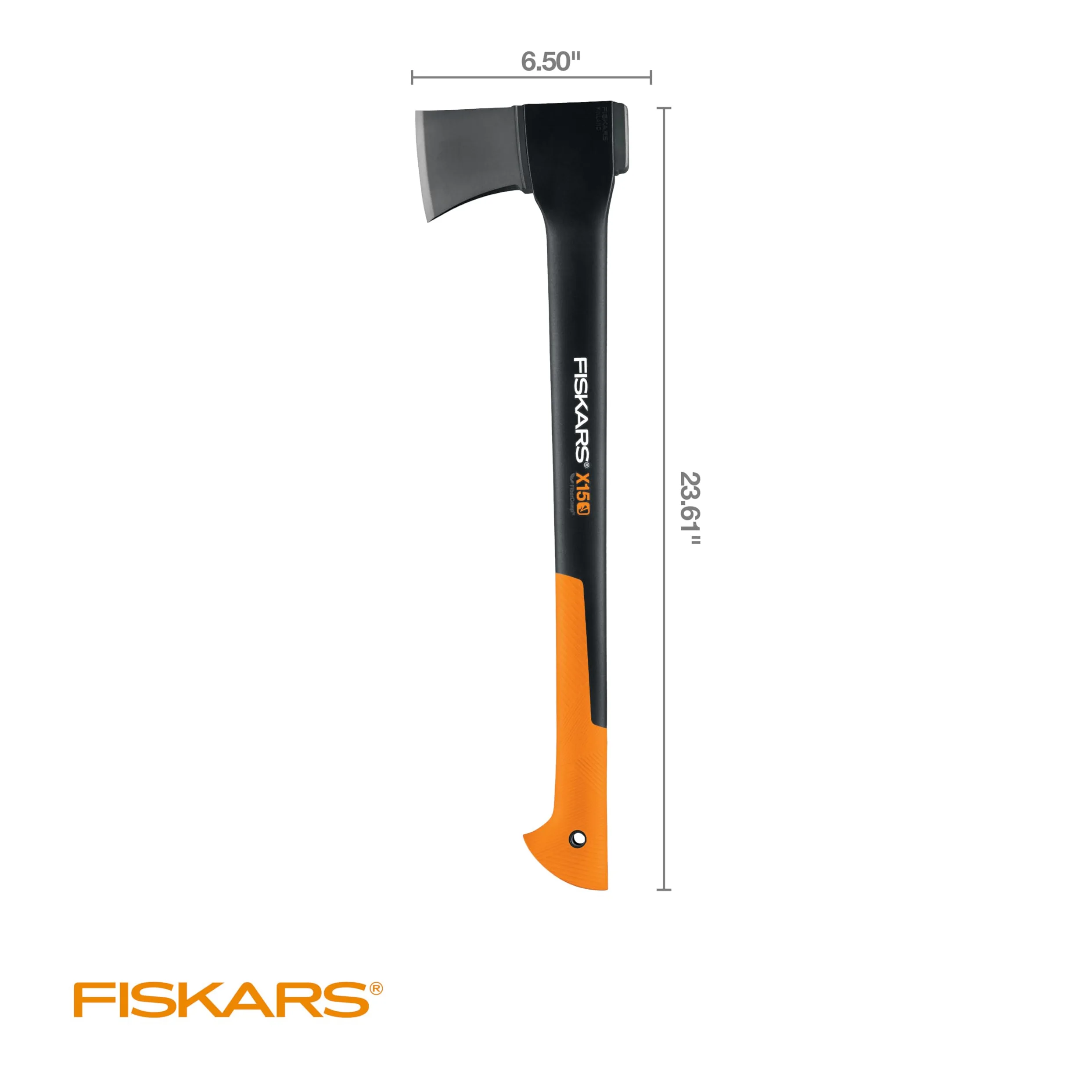Fiskars X15 hacha - Hachas (Hacha de un solo filo, Hacha, 59,7 cm)