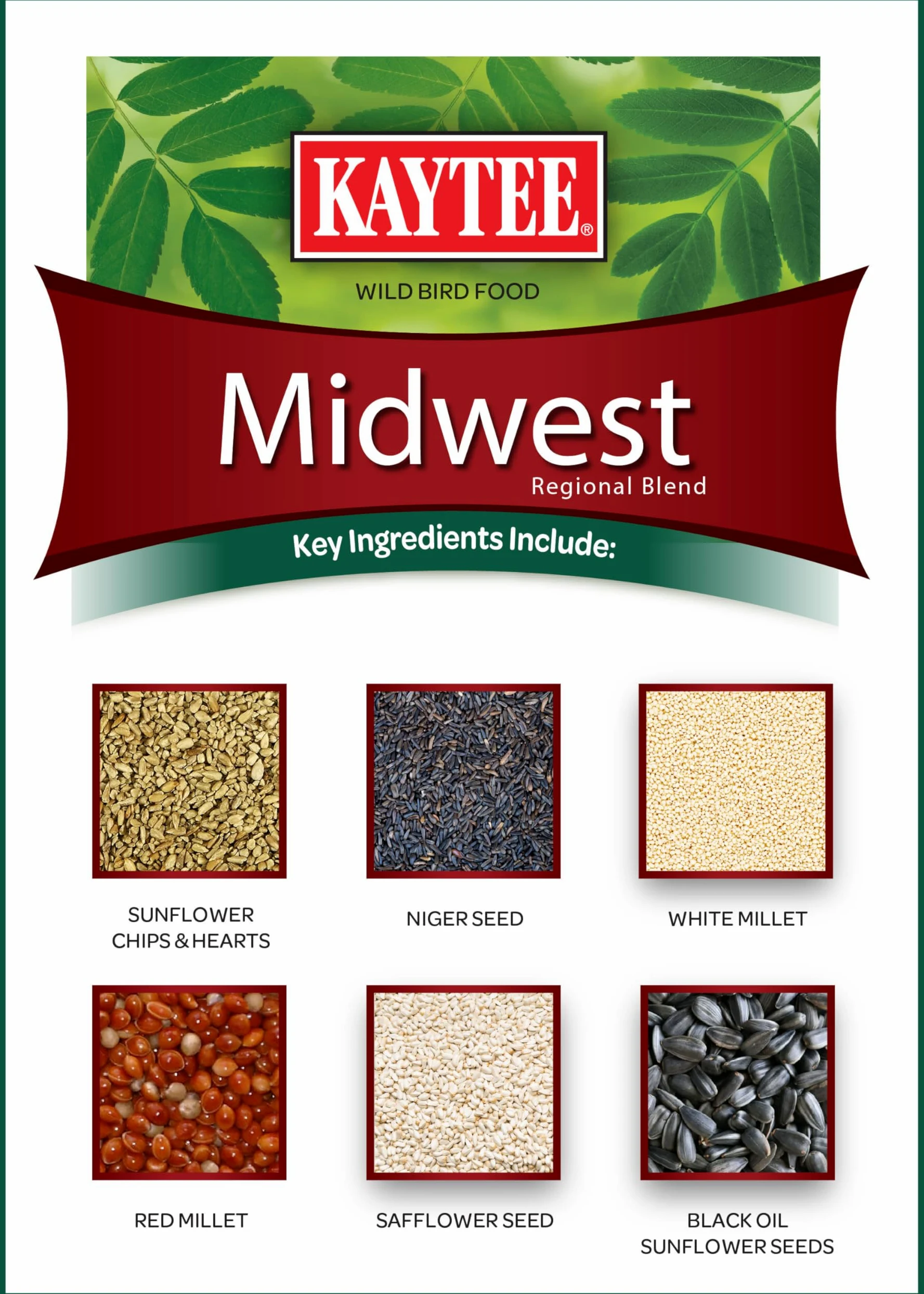Kaytee Midwest - Mezcla de pájaros salvajes, bolsa de 200 kg