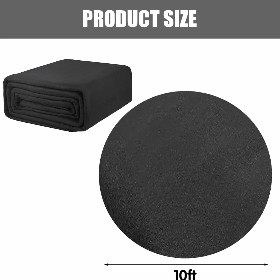 Tapiz Suelo Piscina, 305 cm Base de Piscina Redonda, Alfombra PIS-CINA Suelo, Antideslizante, Lona De Suelo para Pool, Protección para spas Exteriores e hinchables