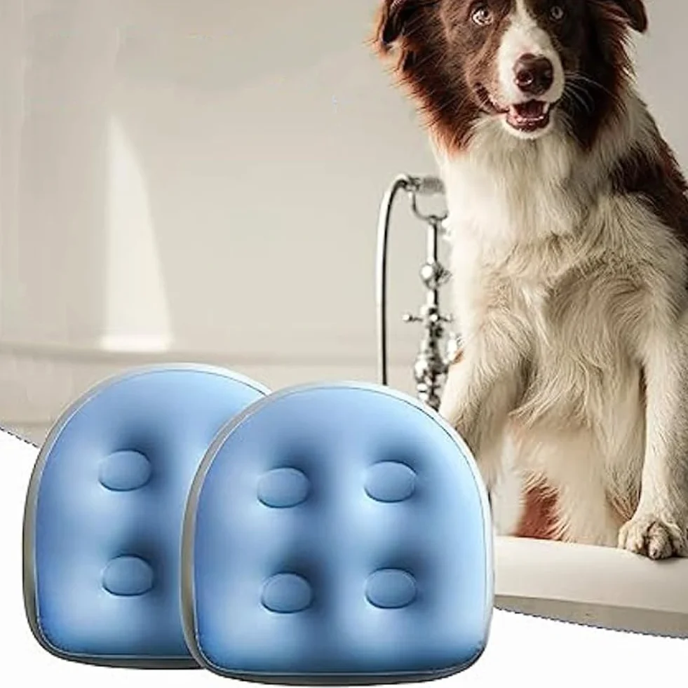 4 almohadillas inflables para spa y booster, asiento de bañera para piscina, cojín de espalda impermeable para Den, suave cojín de masaje para spa