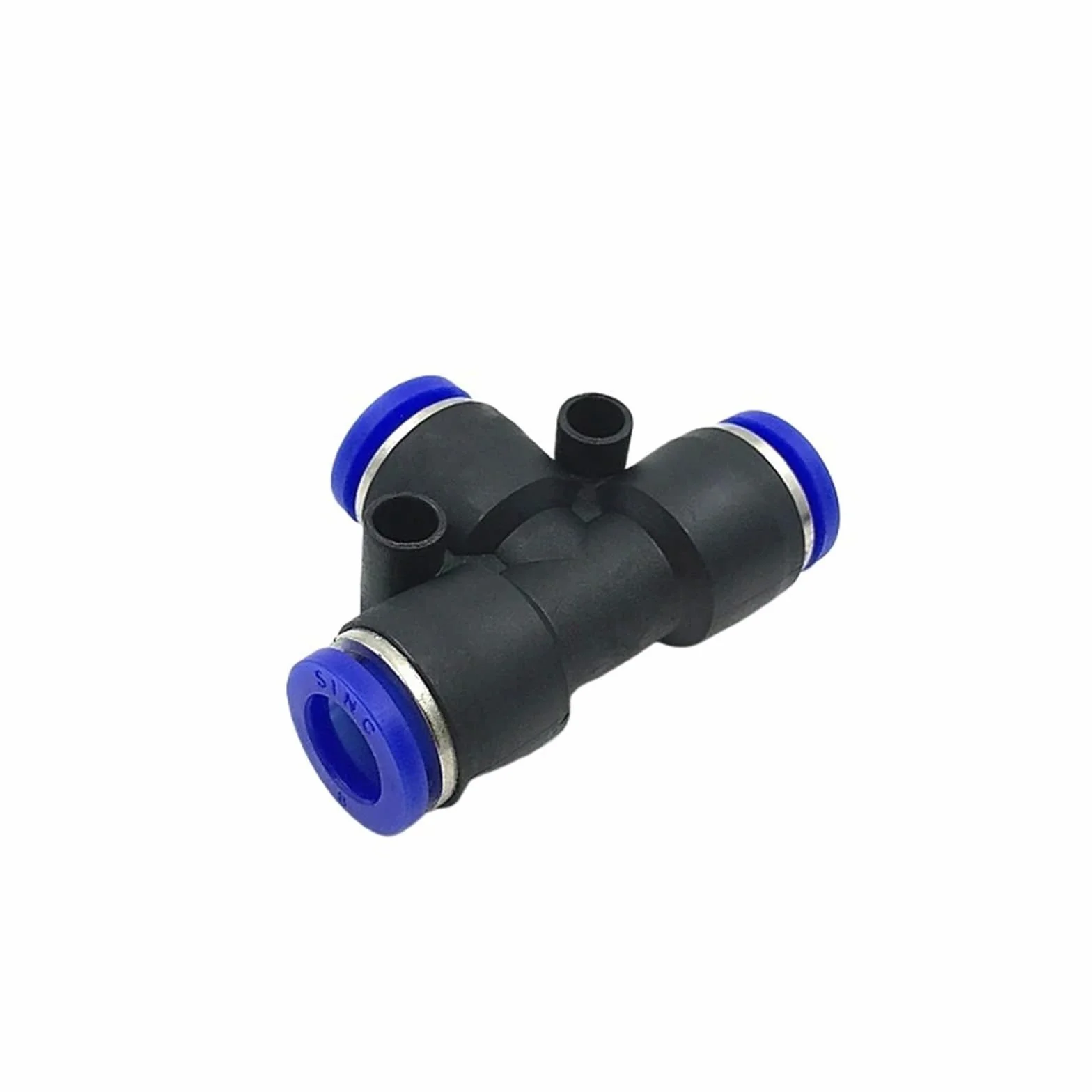 100 piezas de 50 piezas de accesorios neumáticos de polietileno tipo T de 3 vías para tubo en T de 4 mm, 6 mm, 8 mm, 10 mm, conector rápido deslizante (14 mm, 50 unidades)