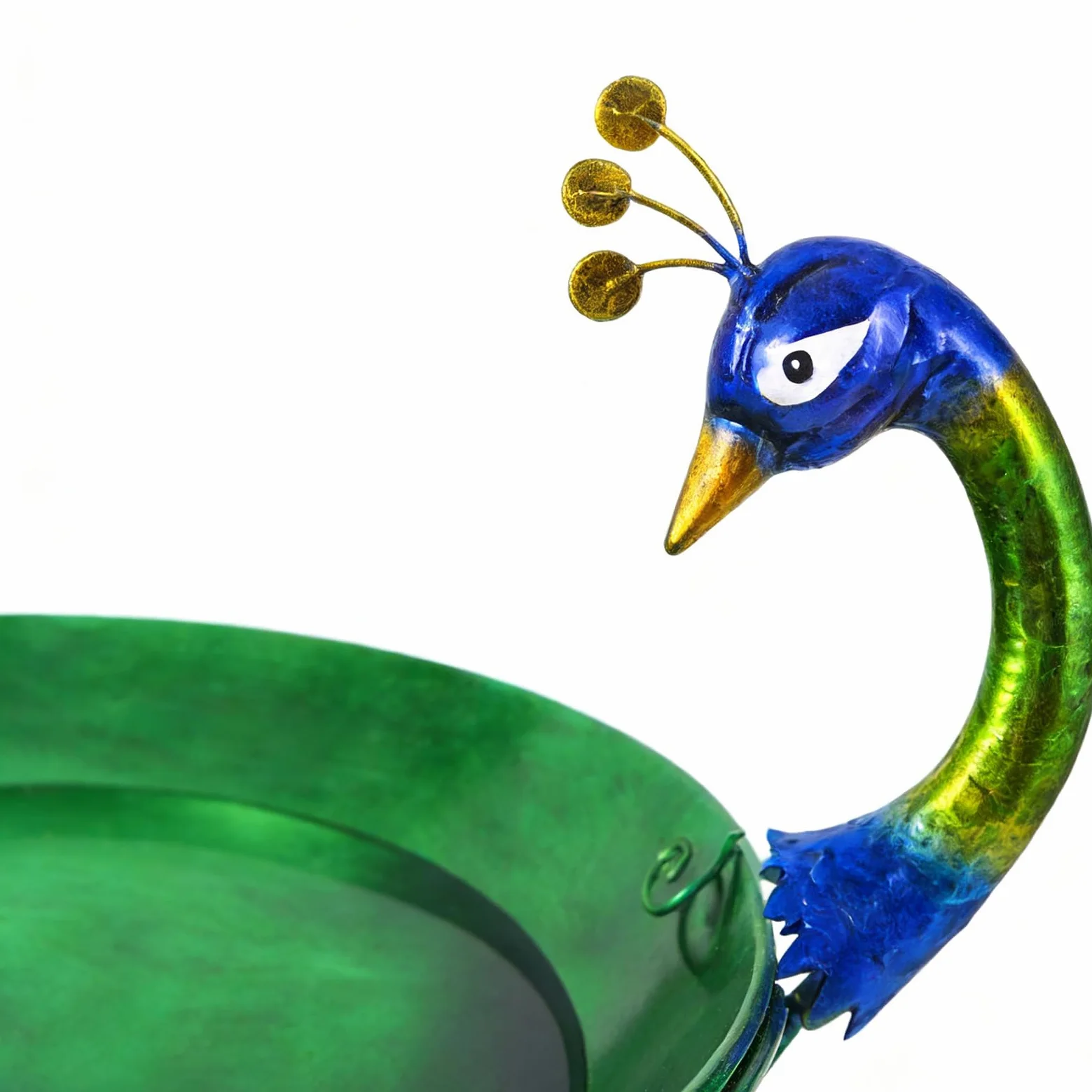 Bebedero Para Pájaros Para Exterior Bebedero Metálico con Diseño Animal | Resistentes Al Clima Para Exteriores Para Balcón Terraza Patio Jardín Césped Decoración Colibríes y Estanque de
