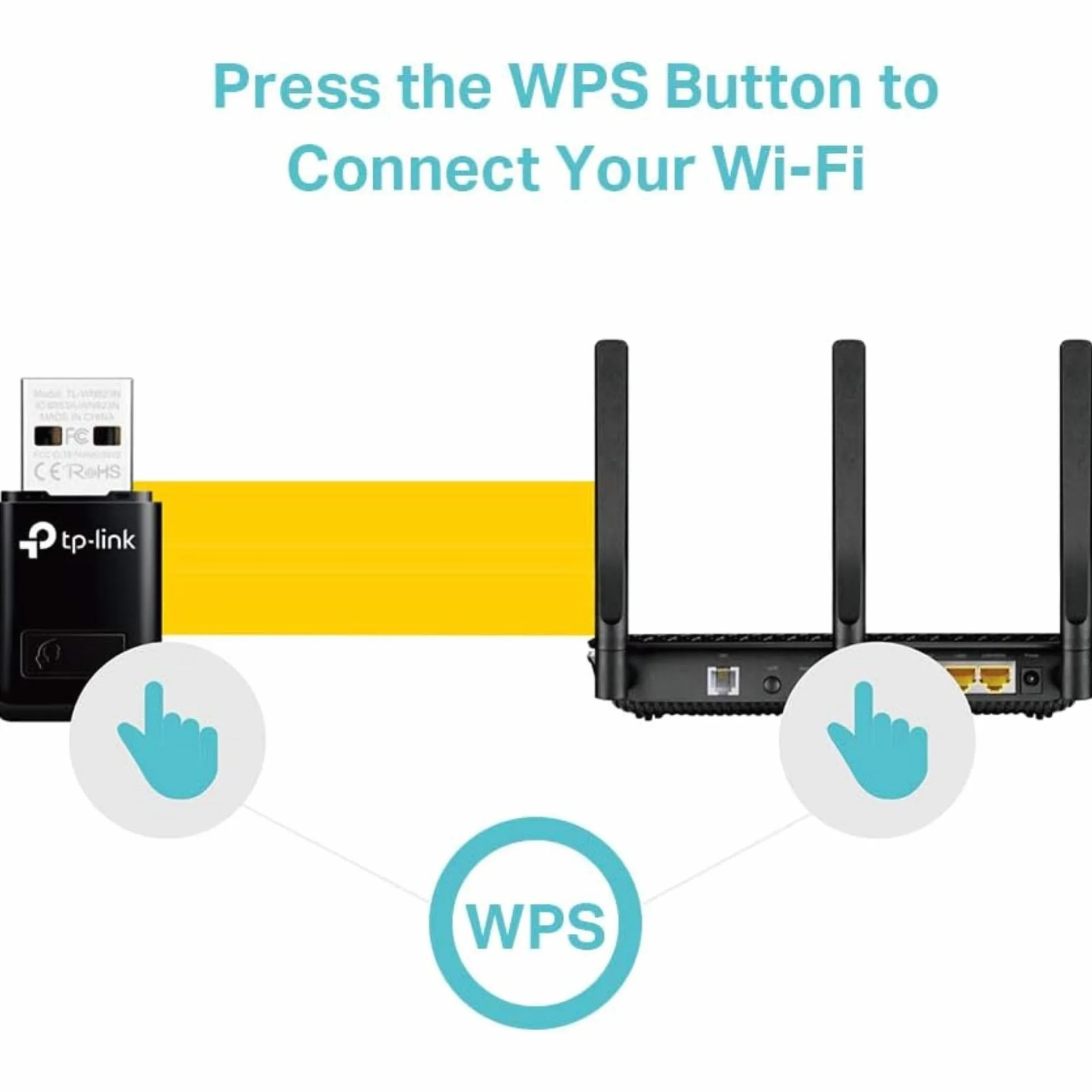 TP-Link TL-WN823N Adaptador USB WiFi 300Mbps 2.4GHz N300