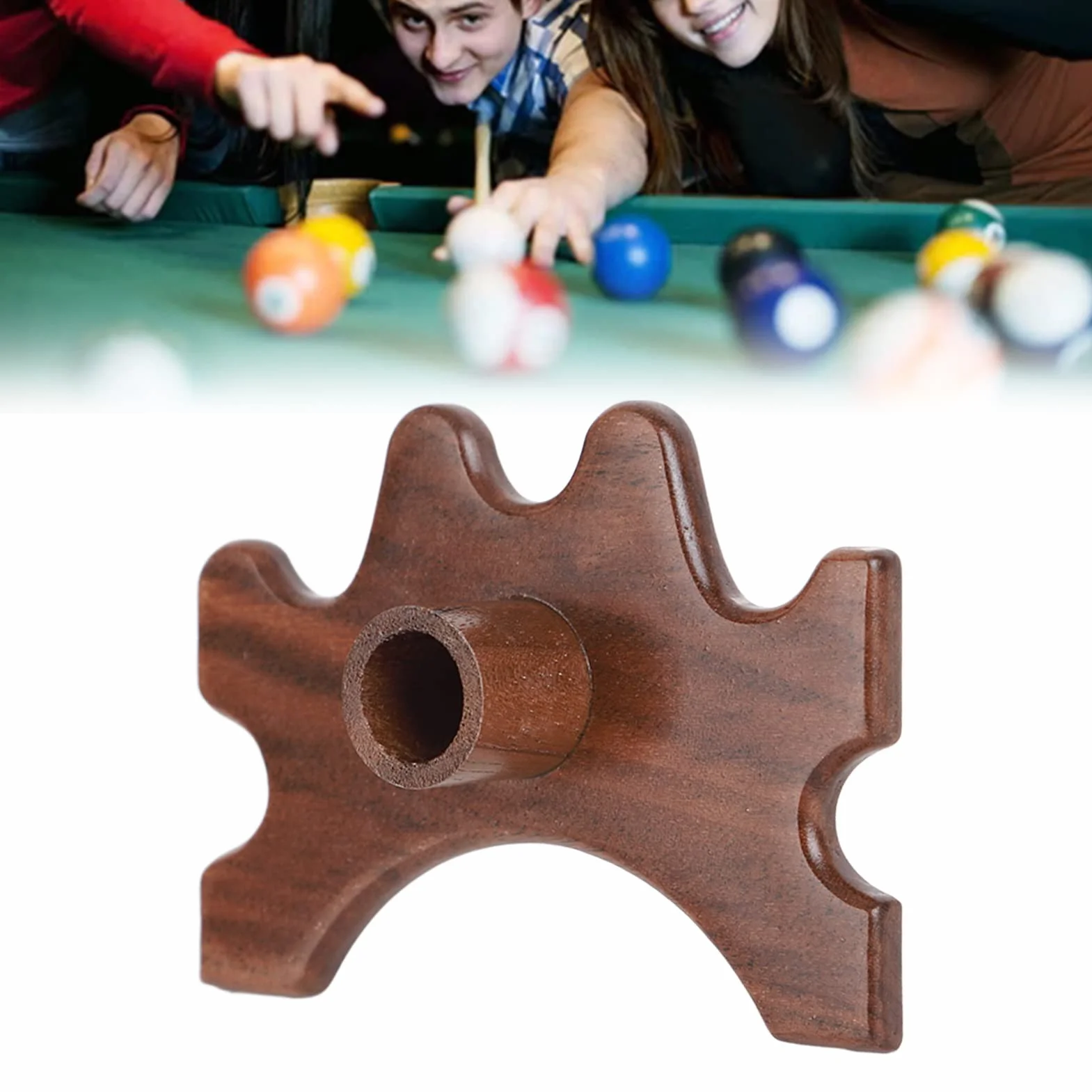 Madera Cabeza de Puente de Billar Portátil Accesorios Taco