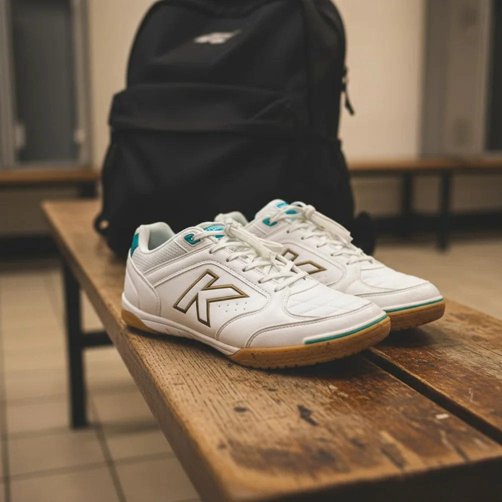 KELME Zapatillas De Fútbol Sala Precision Blanco Dorado Aqua