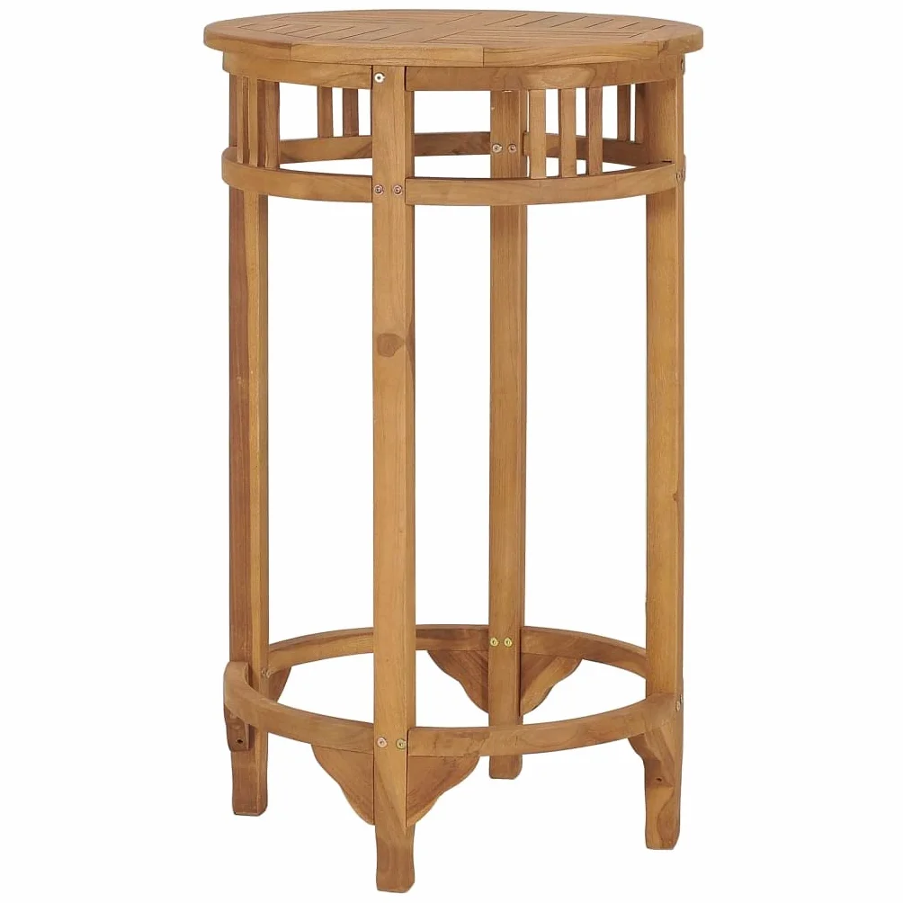 vidaXL Set Mesa y Sillas de Bar de Jardín 3 Piezas Conjunto Casa Exterior Comedor Aire Libre Asientos Sillones