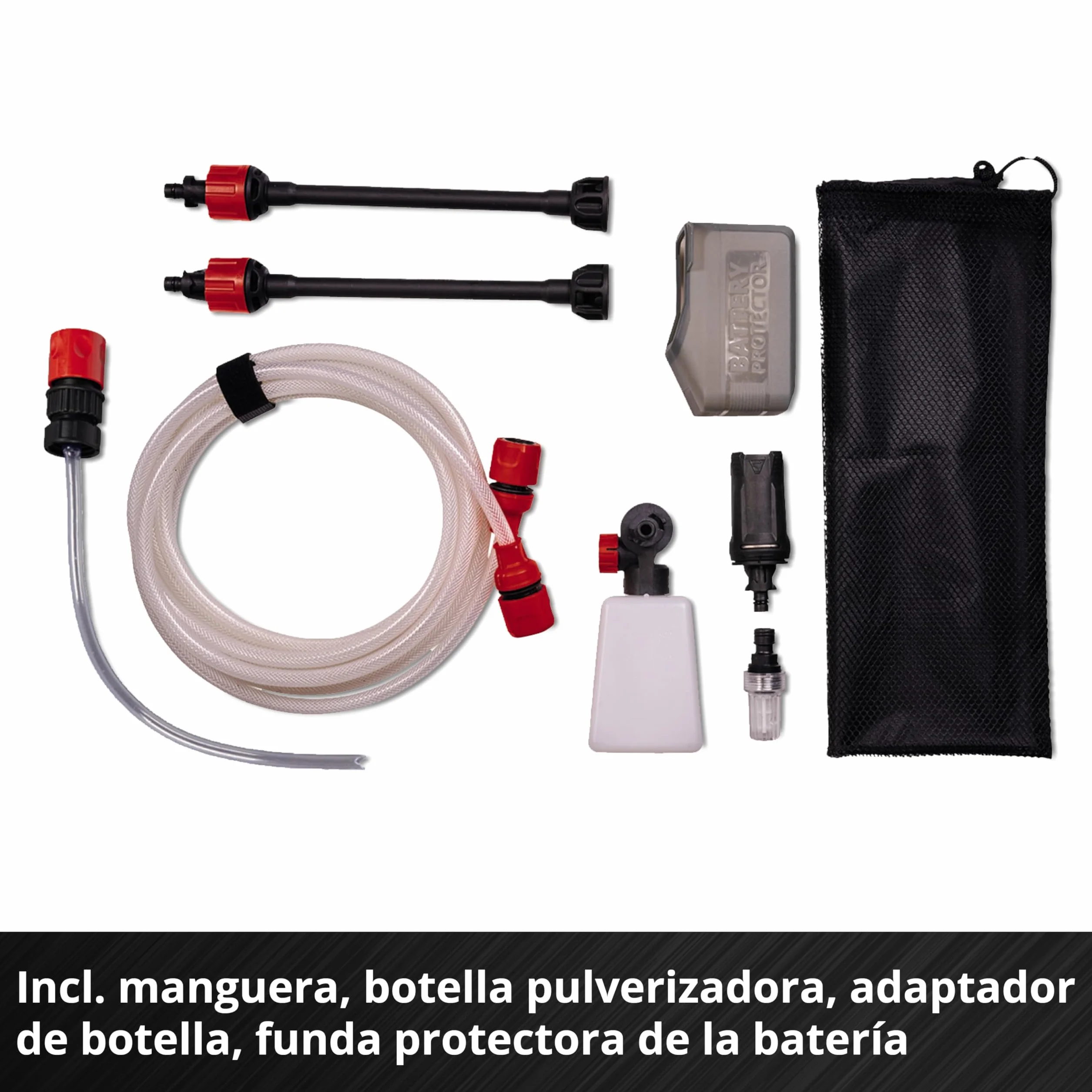 Einhell Pistola limpiadora a presión con batería HYPRESSO 18/24.1 Power X-Change (18 V, 24 Bar, Limpieza y riego móviles, 240 L/h, Incl. Accesorios, sin batería ni Cargador)