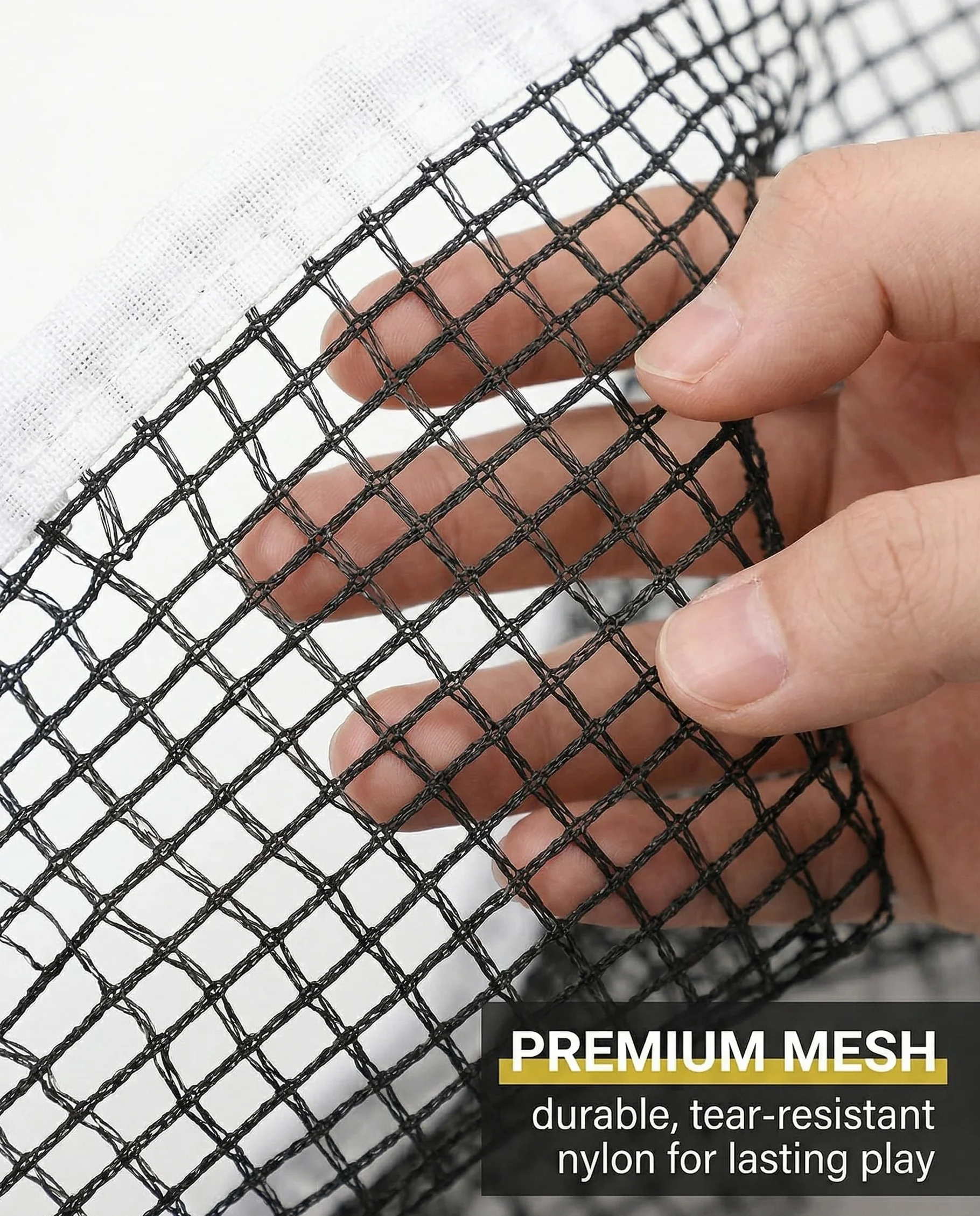 Red de Reemplazo de Tenis de Mesa Portátil Durable 1.75M Negra Universal
