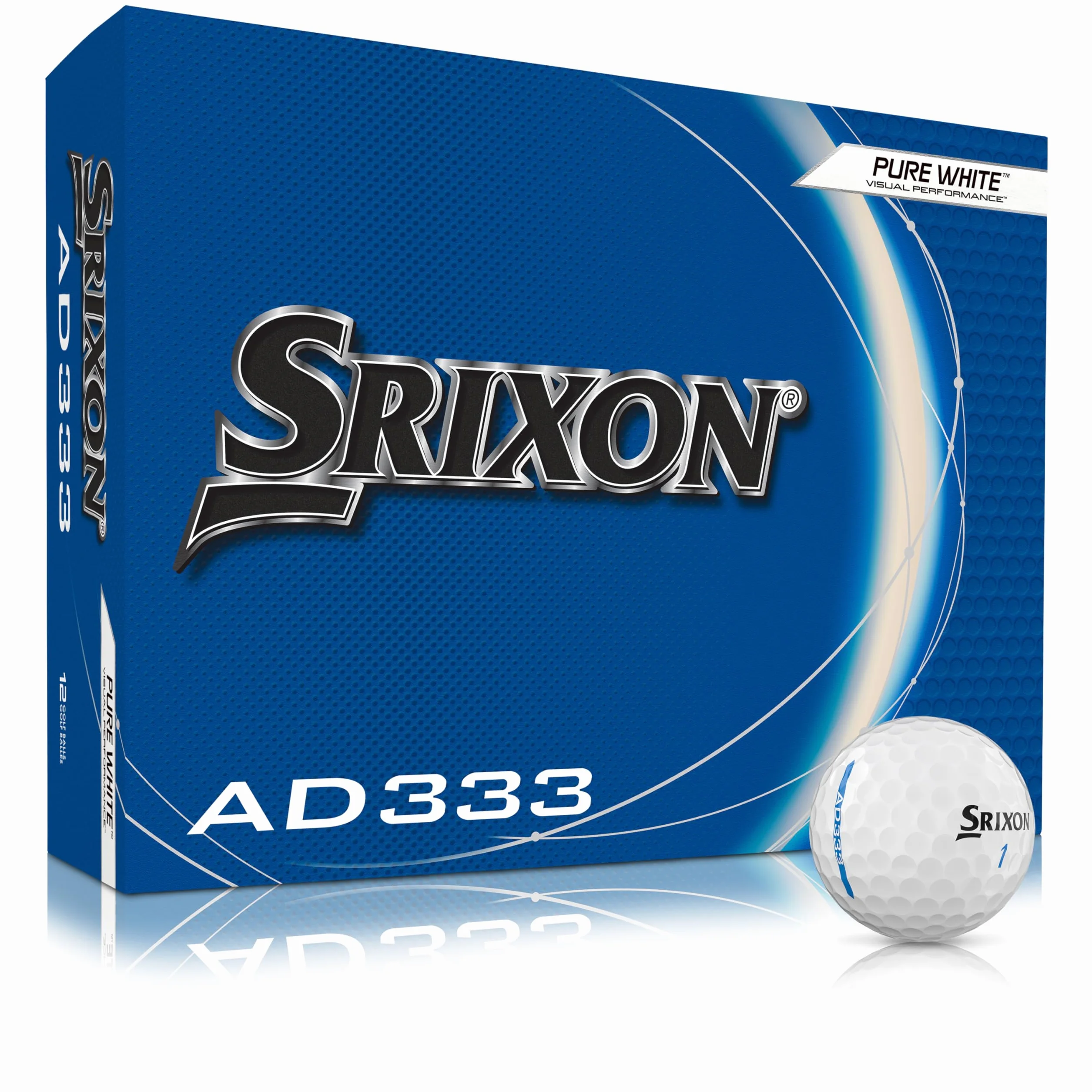 Srixon AD333 Pelotas de Golf Larga Distancia Tacto Suave Control Excepcional Caja 12