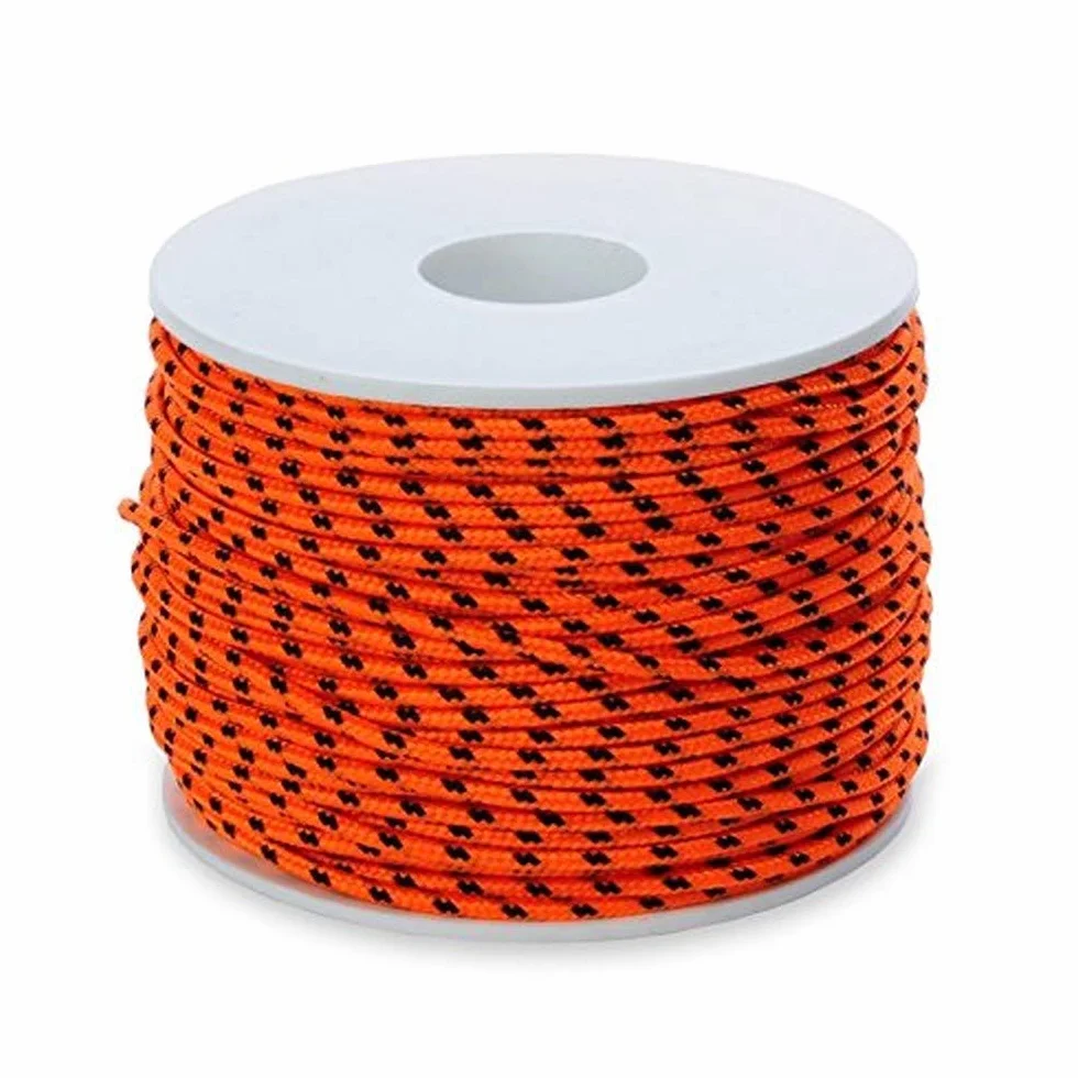 Rollo de Cuerda Dyneema SK75 2 mm 50 m Naranja