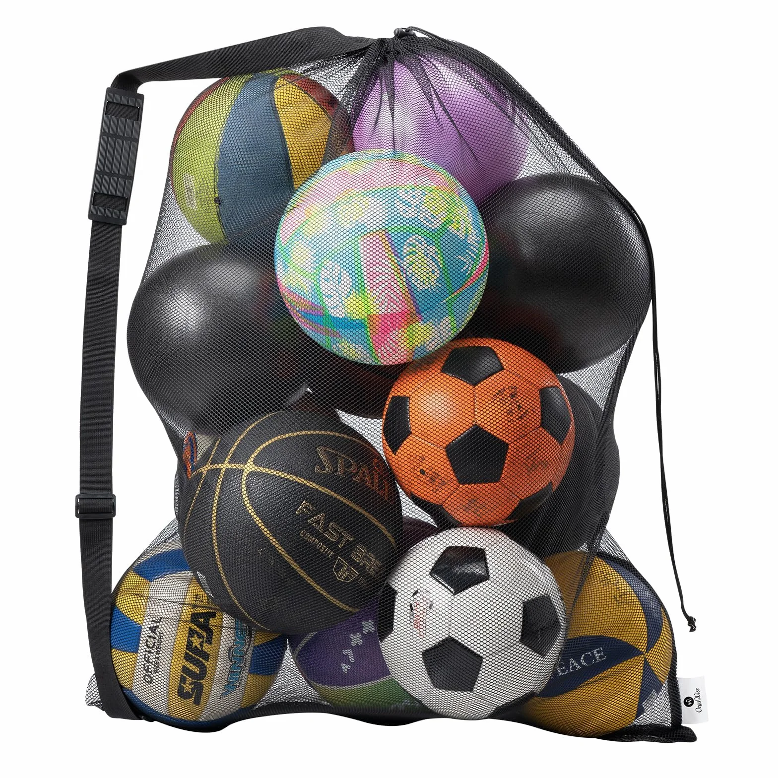 DoGeek Bolsa de Viaje de Malla Impermeable Grande para Deporte Baloncesto Voleibol Fútbol