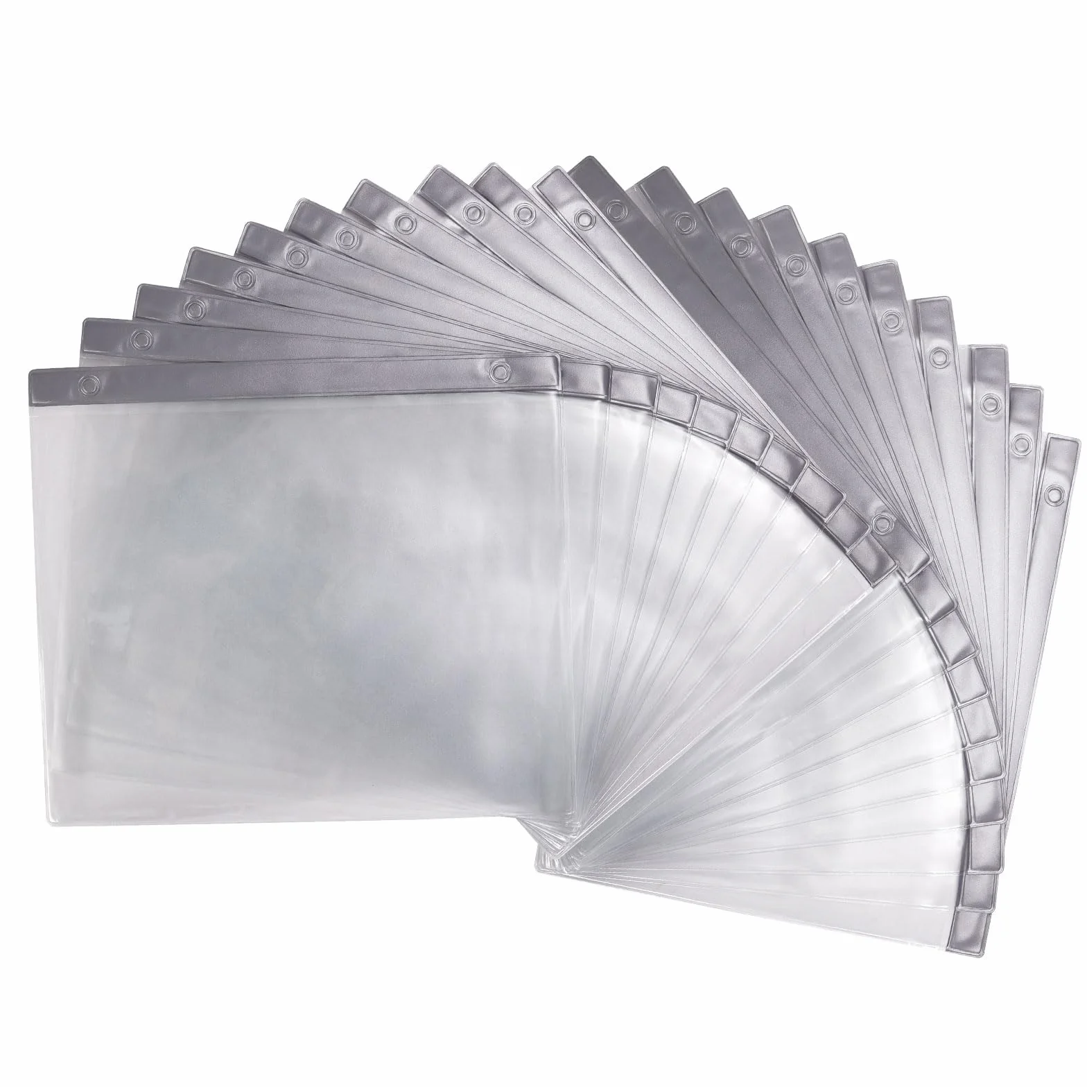 Fundas protectoras de PVC transparente para colgar medallas 20 unidades