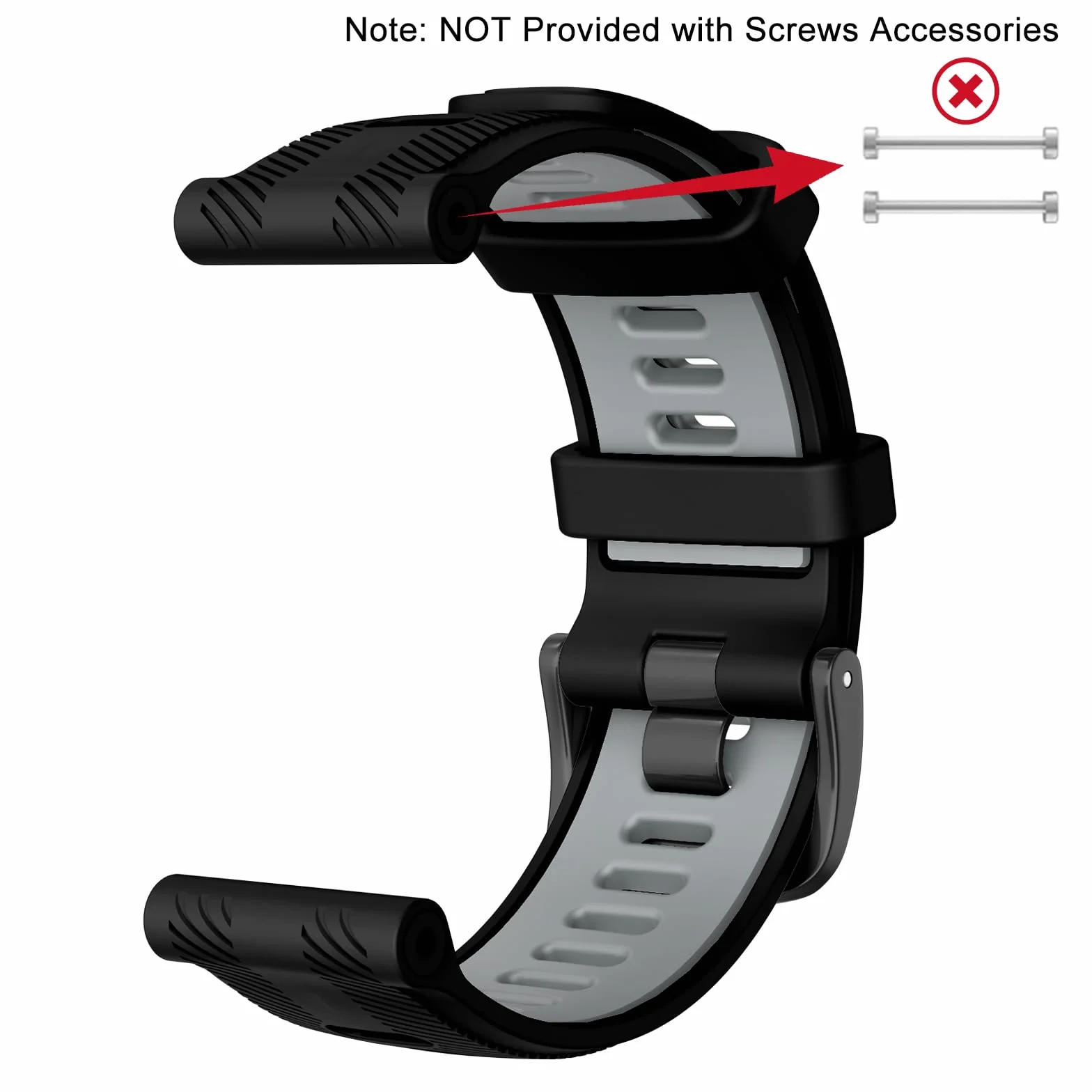 ISABAKE 22mm Correa para Garmin Forerunner 965/955/945/935, Correa de Repuesto de Silicona para Fenix 7/Fenix 6 GPS/Fenix 5 Plus