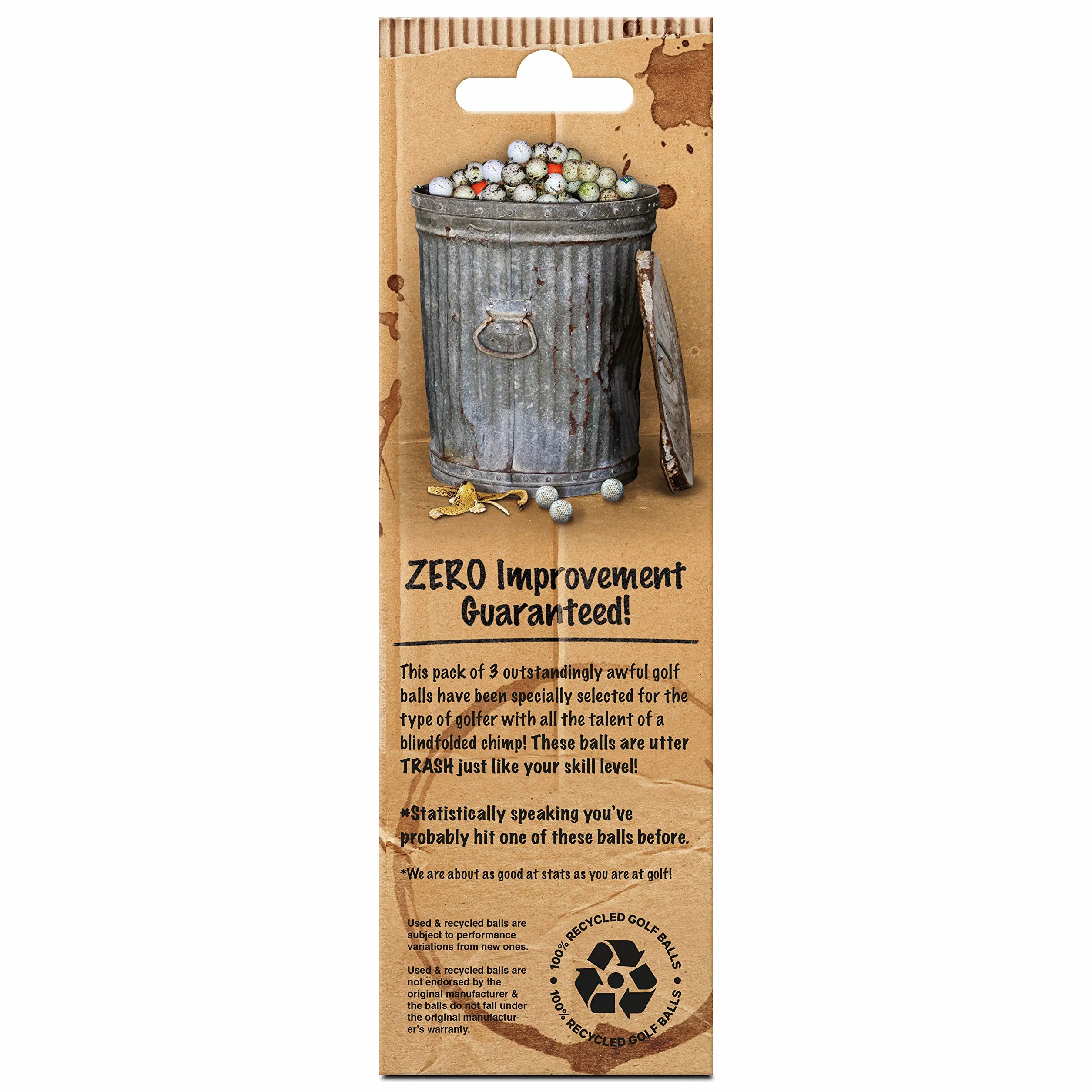 On Par Golf Balls - Ideal Golf Gifts For Worlds Worst Golfer