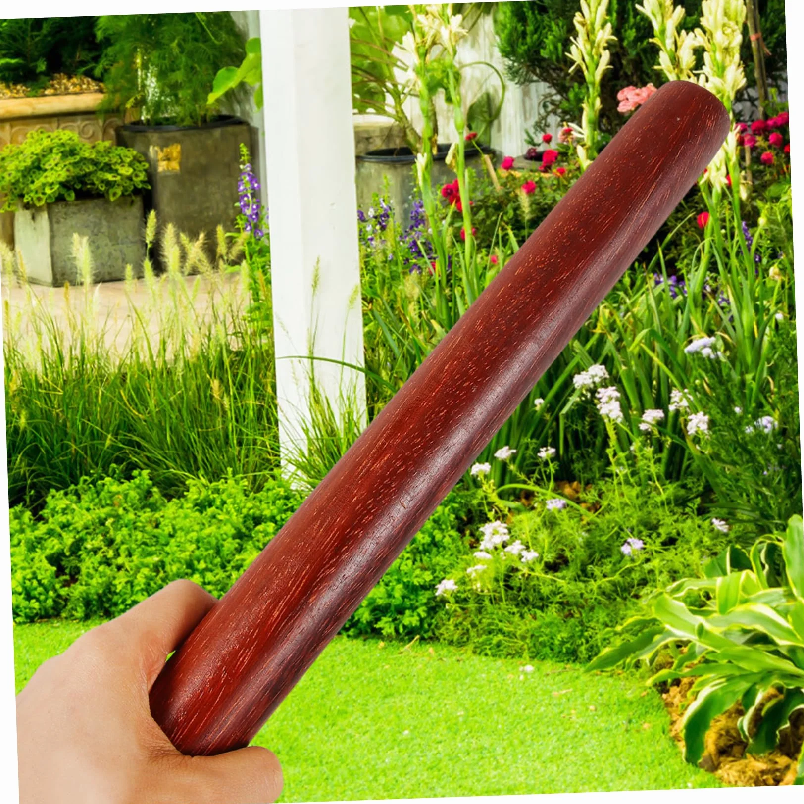 BESTonZON Defensa Personal Palo de Madera para Tai Chi Ejercicio al Aire Libre