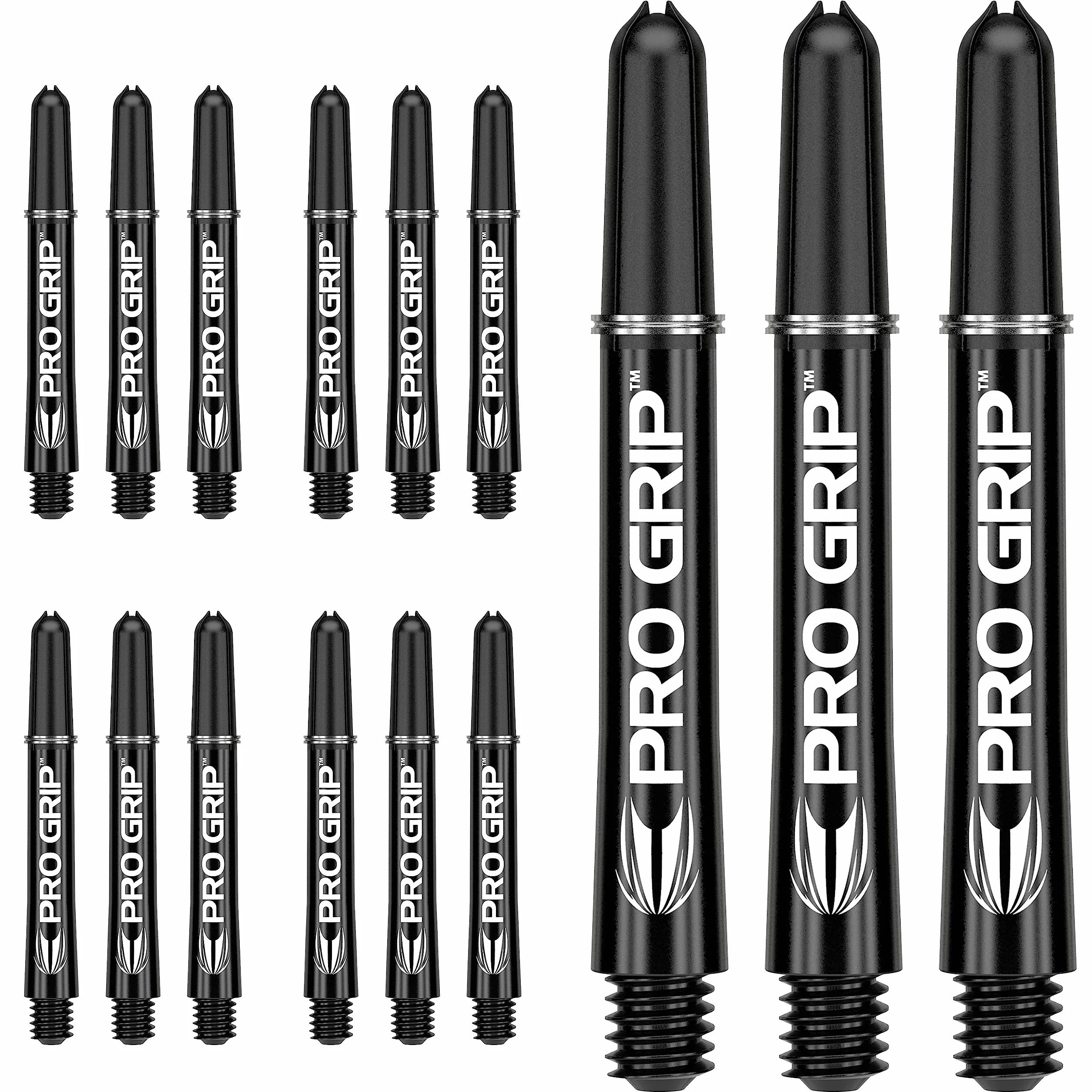 Target Darts 5 Juegos de Ejes de Agarre Profesional, 15 Pulgadas Cañas de Dardos