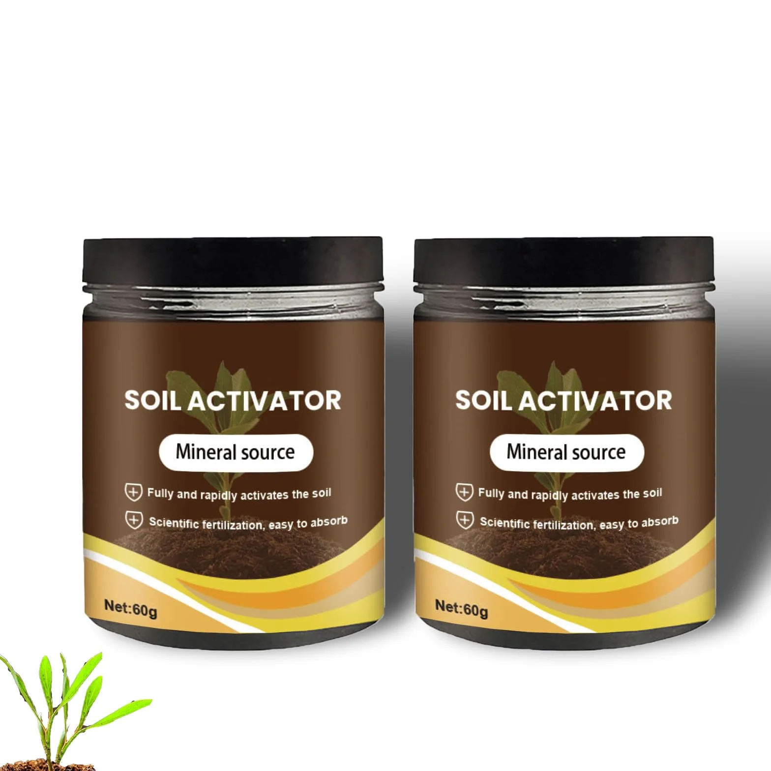 Activador de Suelo, Fertilizante profesional de Harina de Huesos, Activador del Suelo para Todas las Plantas de Interior, Potenciador de Nutrientes del Suelo para el Crecimiento de Plantas (2PC)