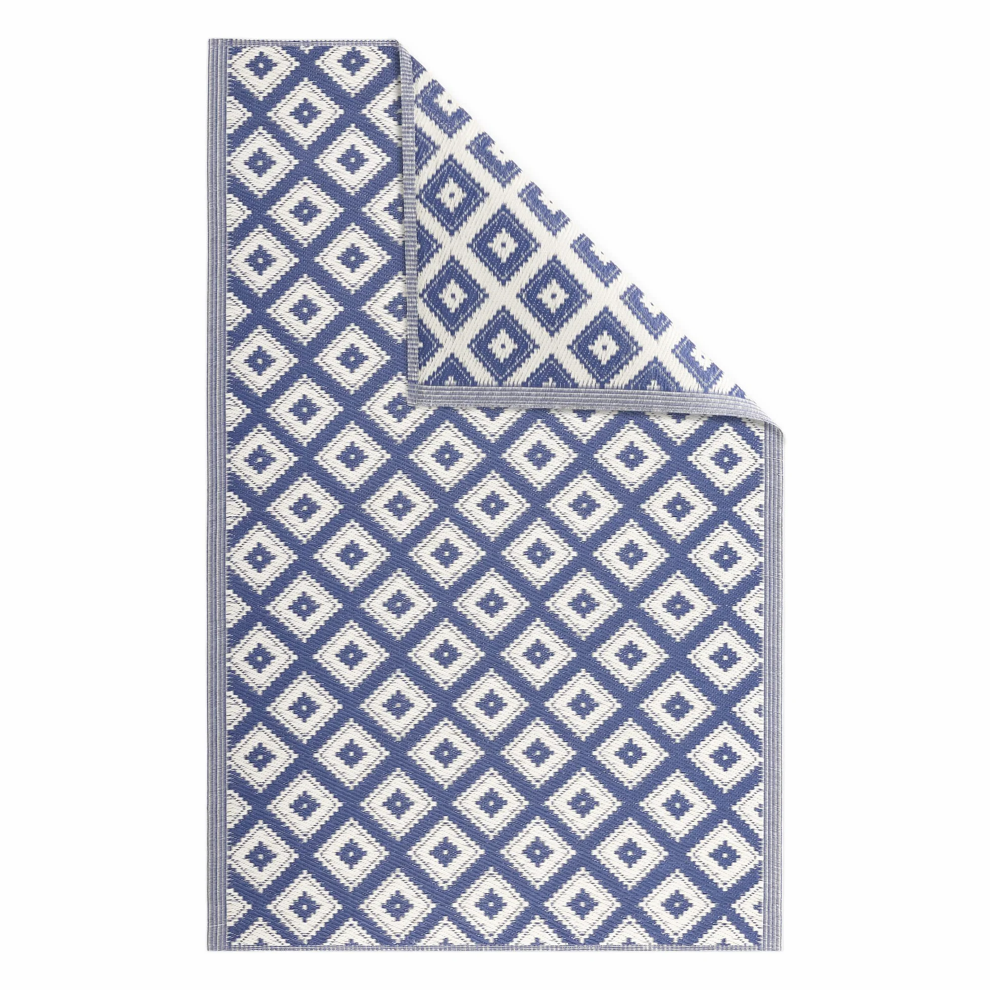 JEMIDI Alfombra para Exteriores 180 x 120 cm - Alfombra de Polipropileno para Exterior jardín terraza balcón - Resistente a la Intemperie y Lavable