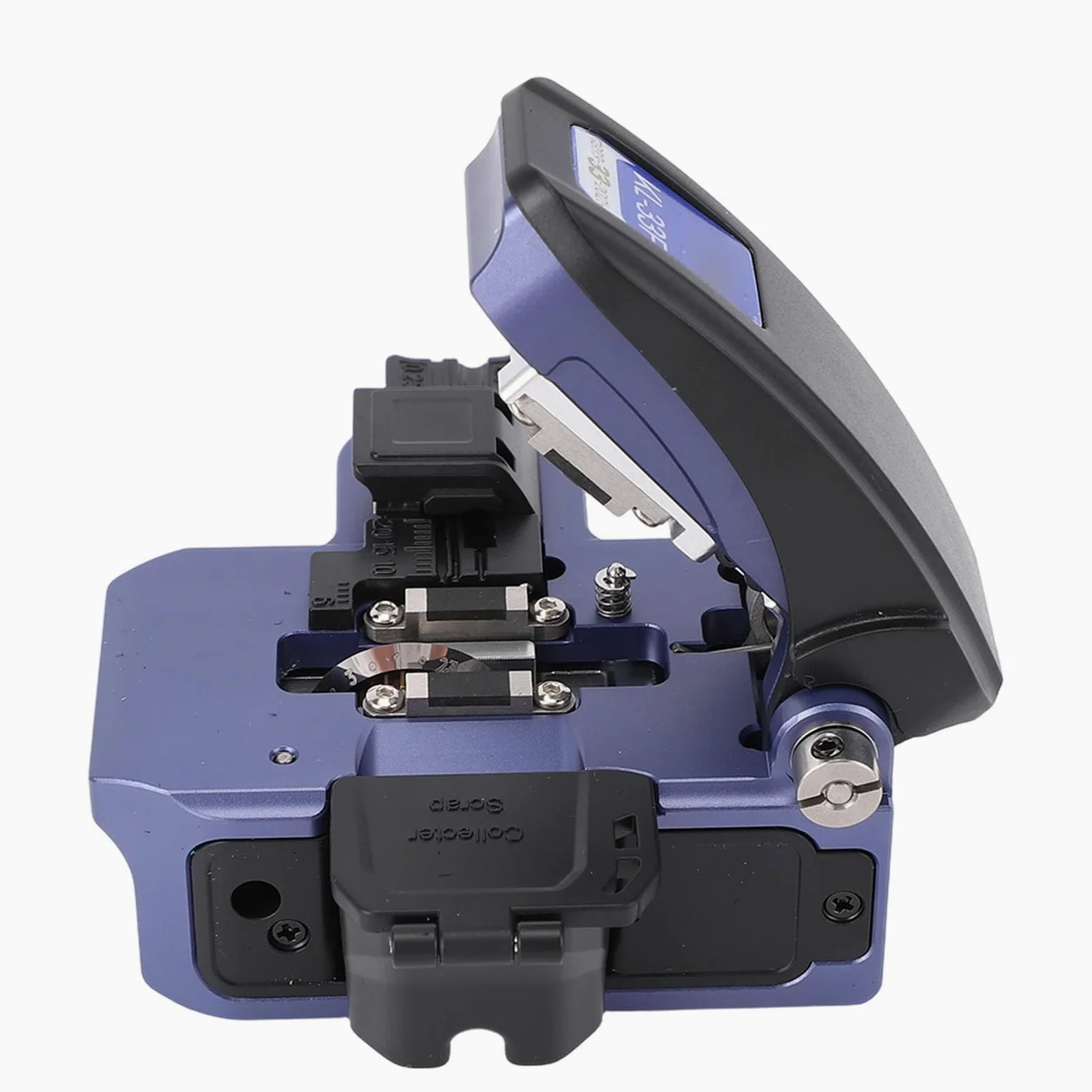 banapoy Cortador Fibra óptica, Herramienta Retracción Totalmente Automática Alta Precisión Cortador Cable Fibra óptica con Accesorio 3 en 1 para 250 um, 900 um, 3,0 Mm