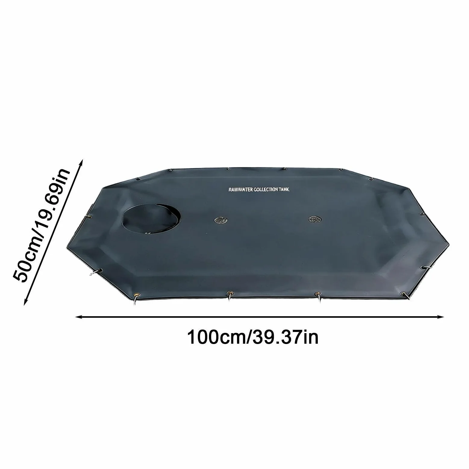 Captador de Lluvia Almacenamiento Subterráneo de Agua Pluvial | Colector de agua para exteriores Para jardín, patio trasero, terraza, entrada de vehículos, pasarela, macizo de flores y
