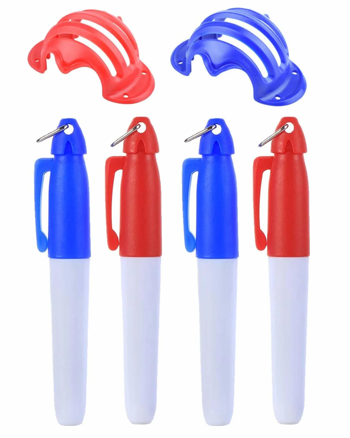 Herramienta de Alineación para Golf, 2 Piezas, Marcador Bolas de Golf 4 Piezas, Clip Rotulador