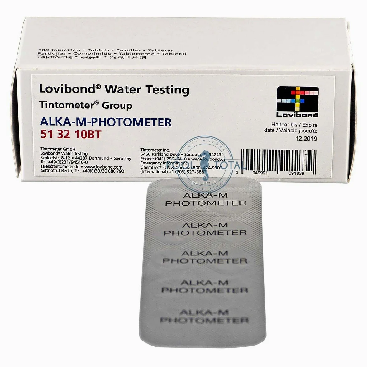 250/500 photometer pastillas (25/50 tiras) by Pool total, marca de calidad de lovi Bond tintometer, pastillas de repuesto para electrónicos Pool tester & Fotómetro