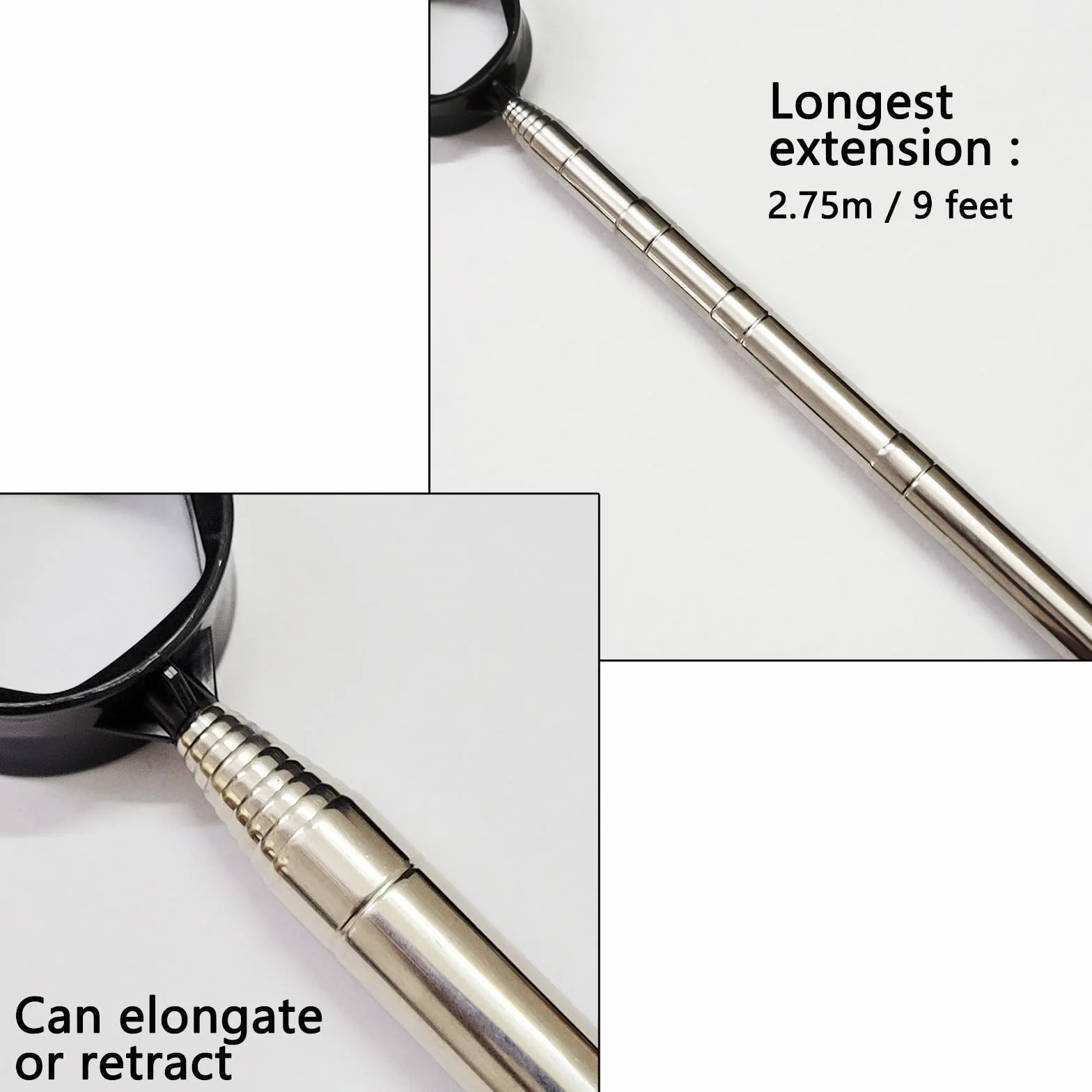 Young Wolf 280cm Aluminiumlegierung Golf Ball Retriever Teleskop Wasser Golf Ball Picker Grabber Zubehör