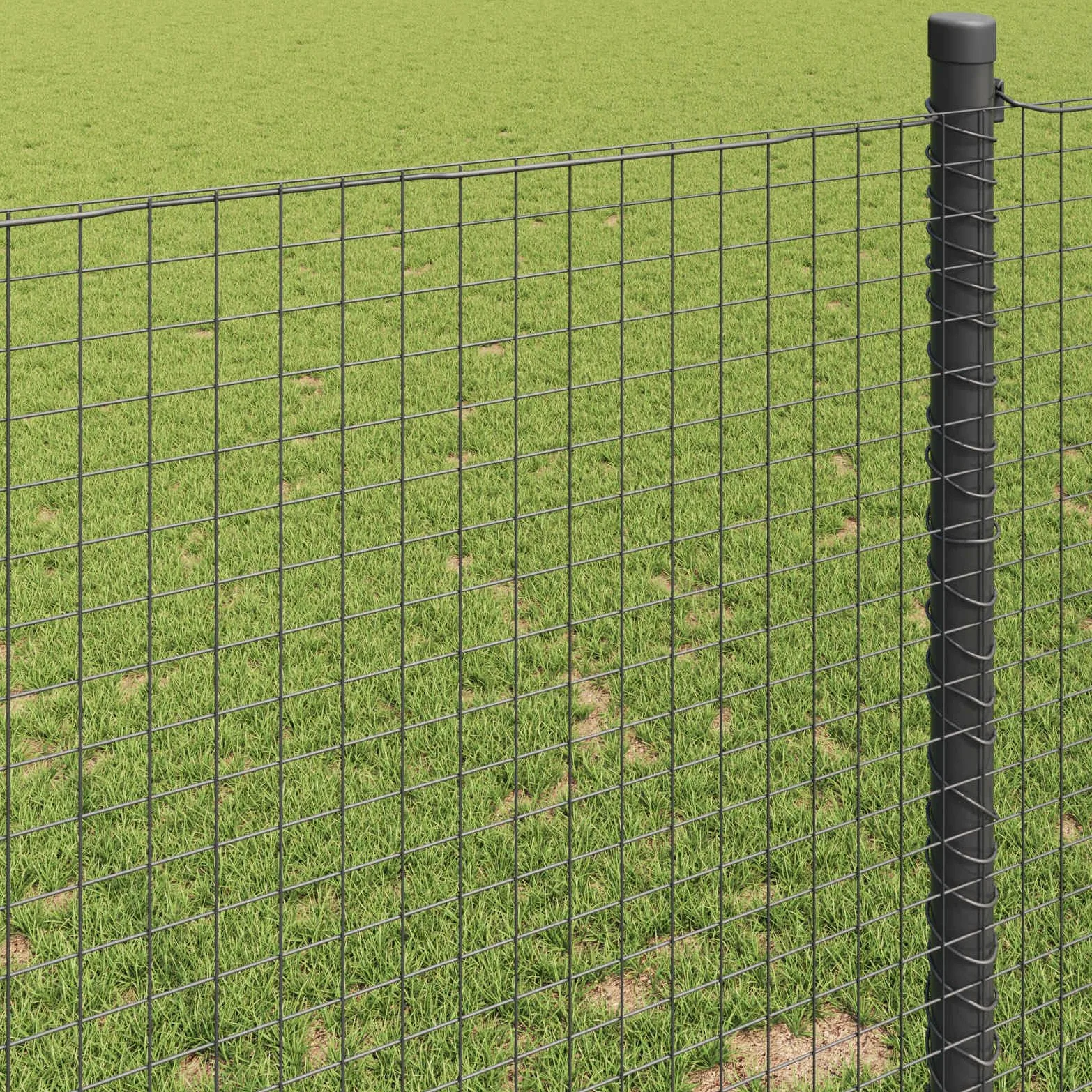 Valla de alambre soldada verde, 1,2 x 10 m, resistente al agua, protección visual, fácil montaje, ideal para jardín y terraza