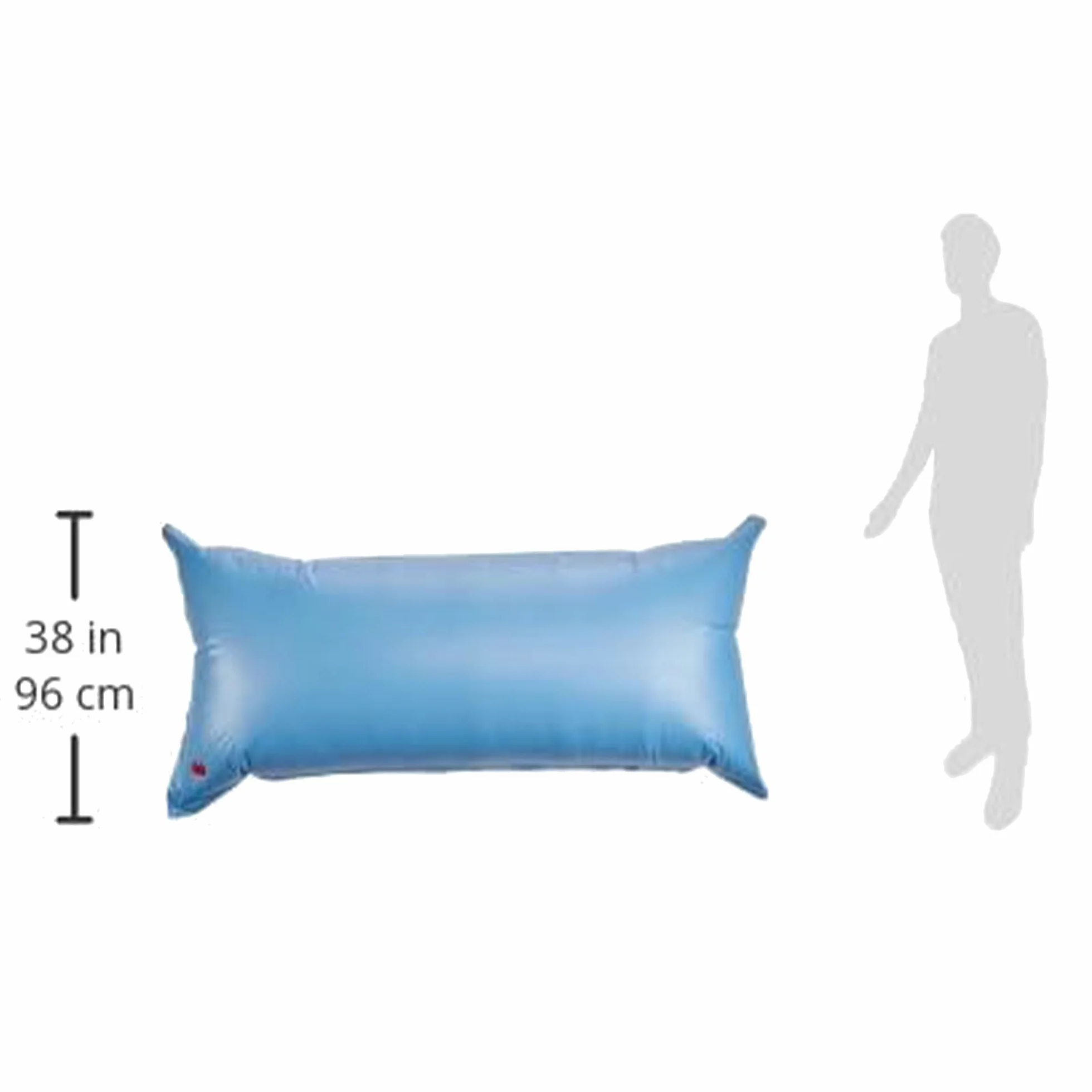 Swimline HYDROTOOLS - Almohada de Aire para albercas sobre el Suelo, Cubierta de Invierno, cojín de 4 x 8 pies, Kit de Cierre de Piscina, Resistente al frío, Accesorios de Almohadas Gruesas para
