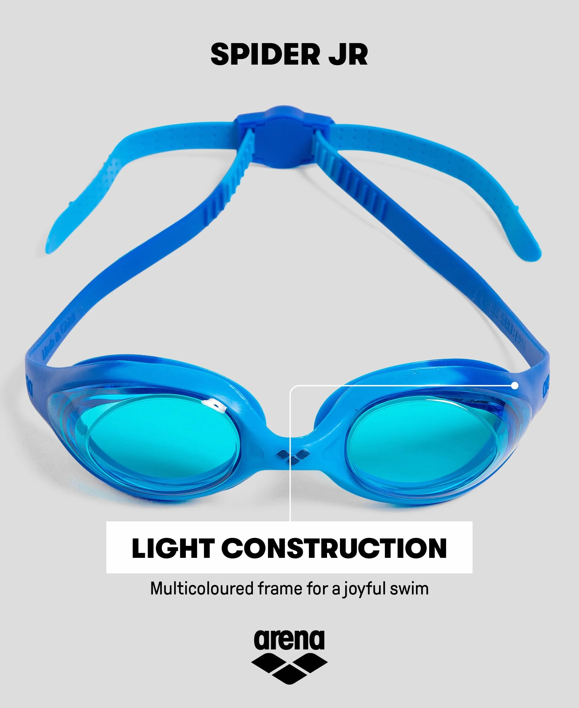 ARENA Spider Junior Mirror Gafas de Natación para Niños