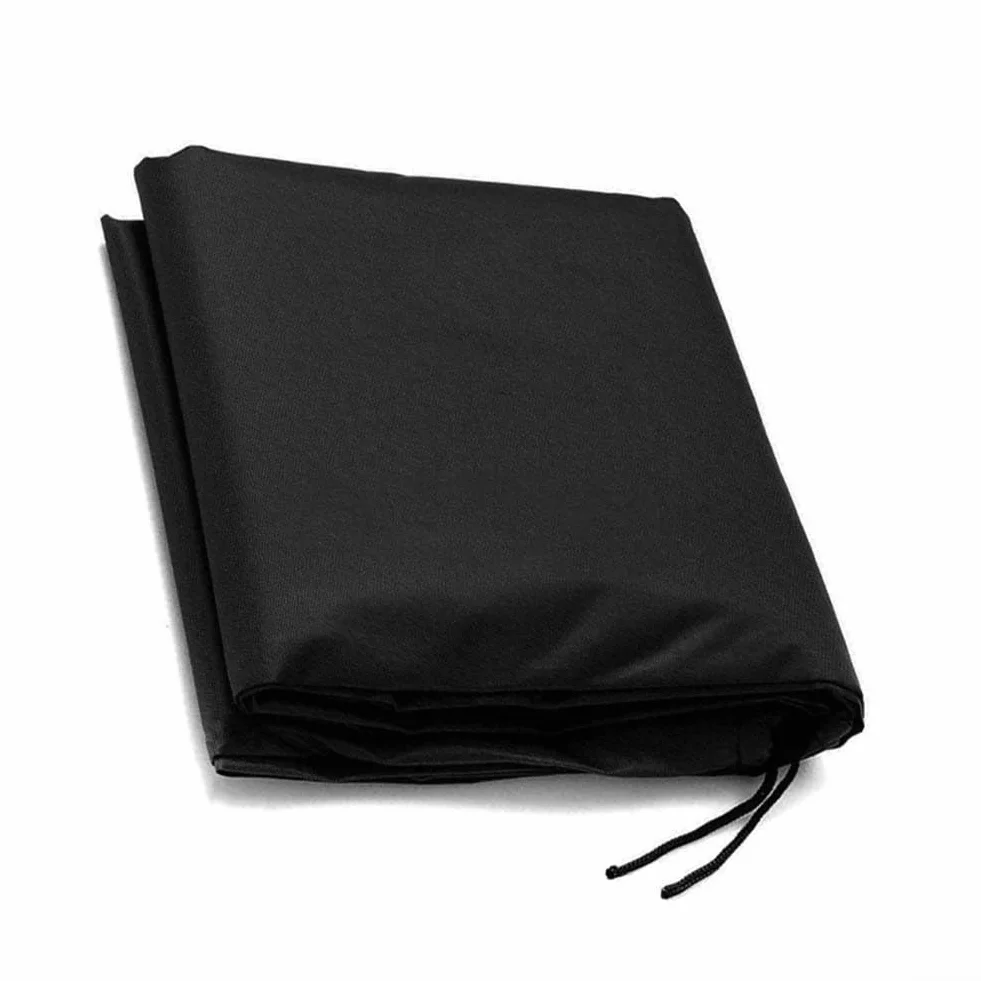 Funda de tenis de mesa impermeable plegable 185x70x165 cm negro