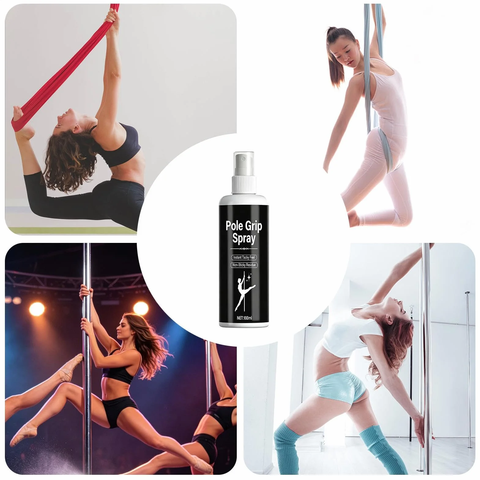 Spray De Agarre Antideslizante 100 Ml Controlador De Fricción Para Danza Yoga