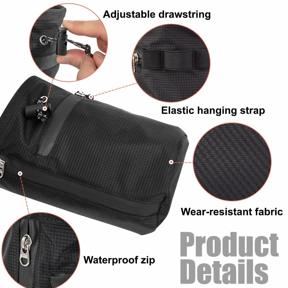 Bolsa de tiza para escalada con cordón y cinturón ajustable para escalada deportiva