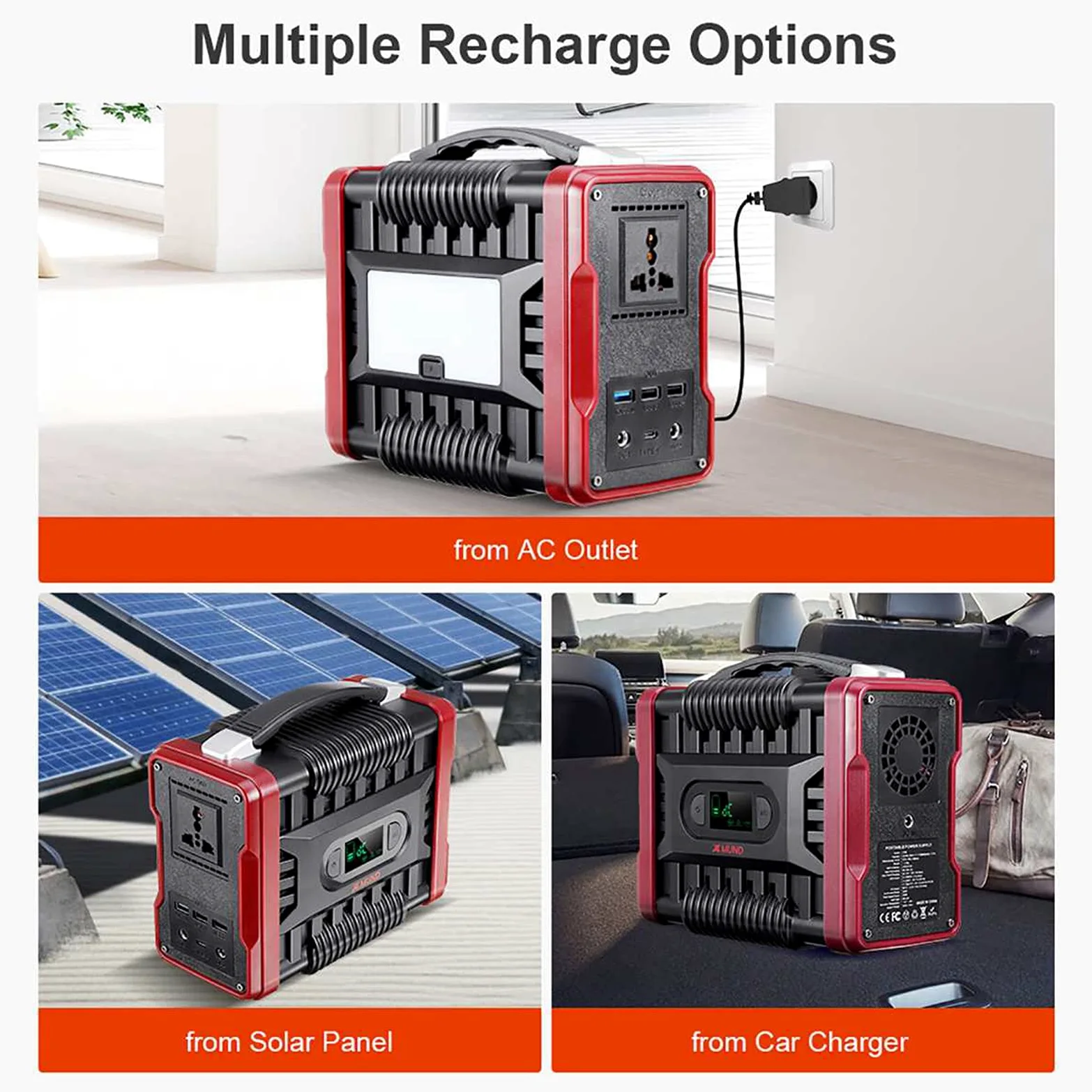TIM-LI Estación De Energía Portátil De 200 W 60000 Mah/Batería De Litio De Respaldo CPAP con Puerto USB, Pantalla LED, para Acampar, Caravanas, Exteriores, Fuera De La Red