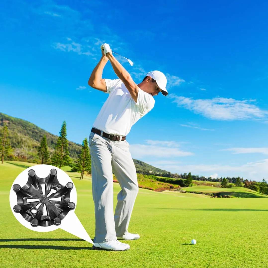 Clavos de golf, Paquete de 10 clavos antideslizantes para zapatos de golf