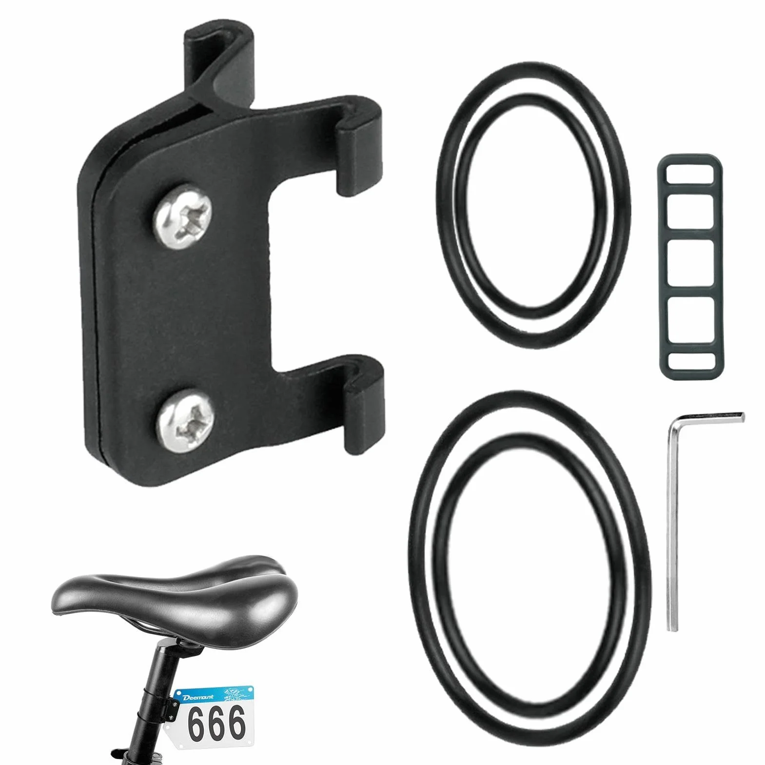 Soporte Dorsales Competición PVC Portanúmeros BTT Placa Bicicleta Montaña Carretera Plegables Accesorios Ciclismo