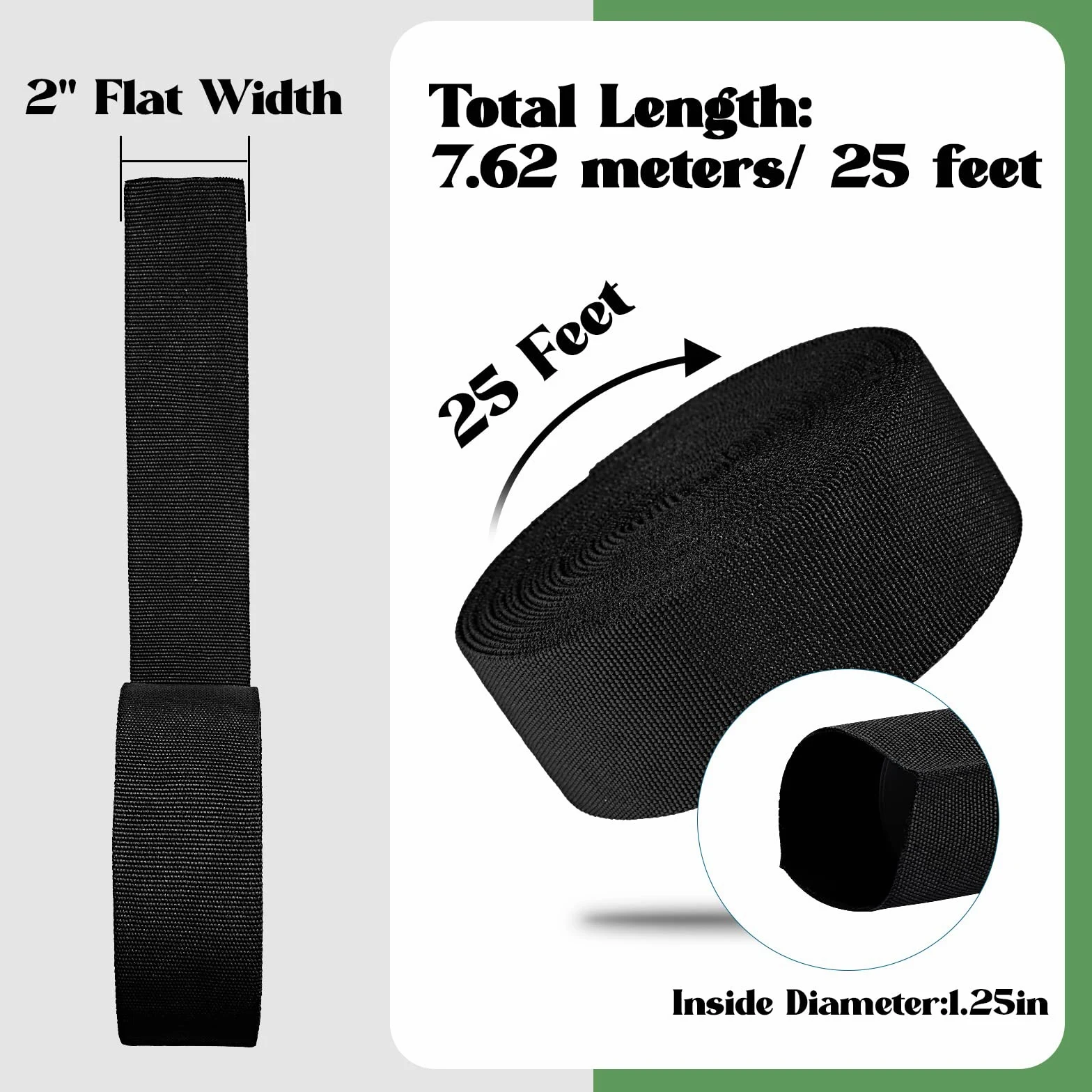 Manguera protectora de nailon (1.25 pulgadas - 25 pies)