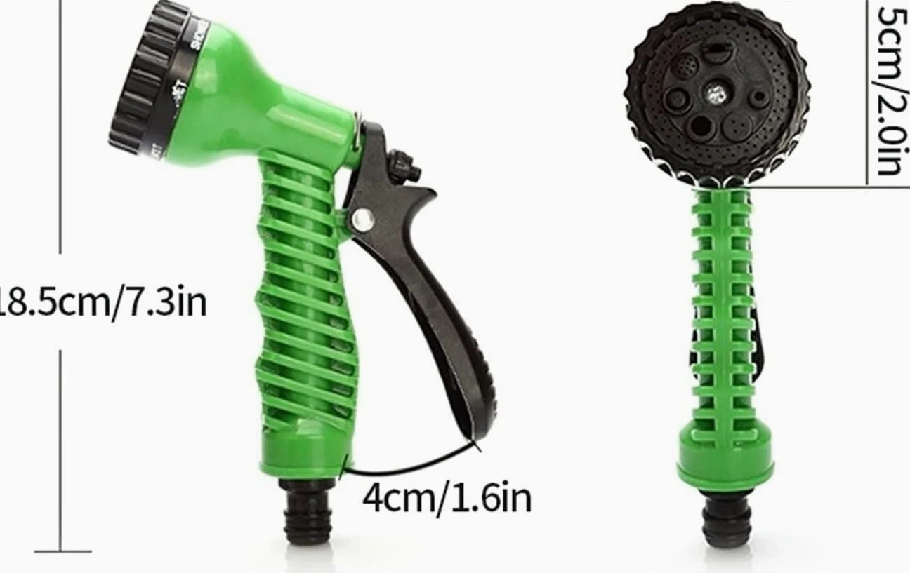 Pistola rociadora de manguera, pistola riego, césped, rociador multifunción